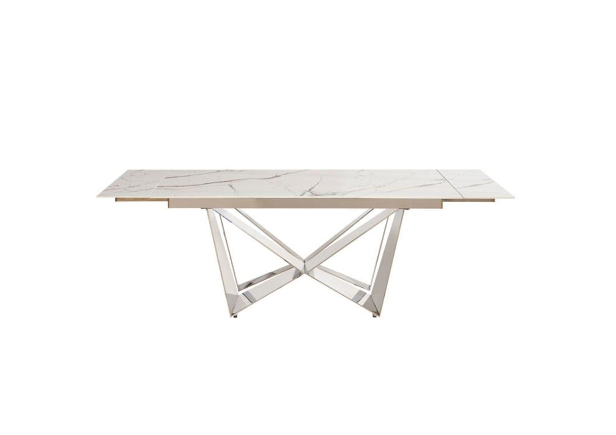 CENTO ESSTISCH SILBER | 180/240X90X76 CM KERAMIK CW002