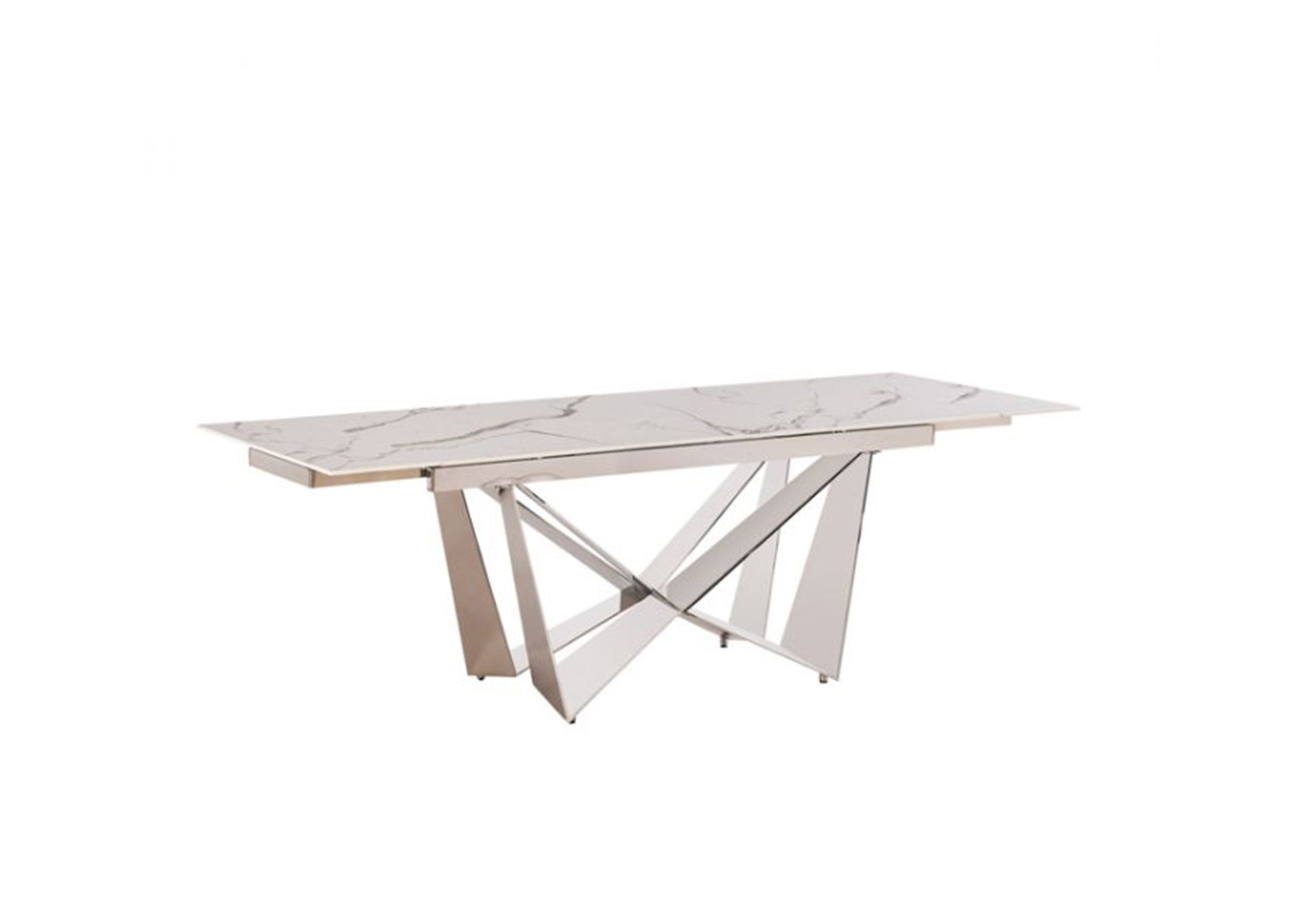 CENTO ESSTISCH SILBER | 180/240X90X76 CM KERAMIK CW002