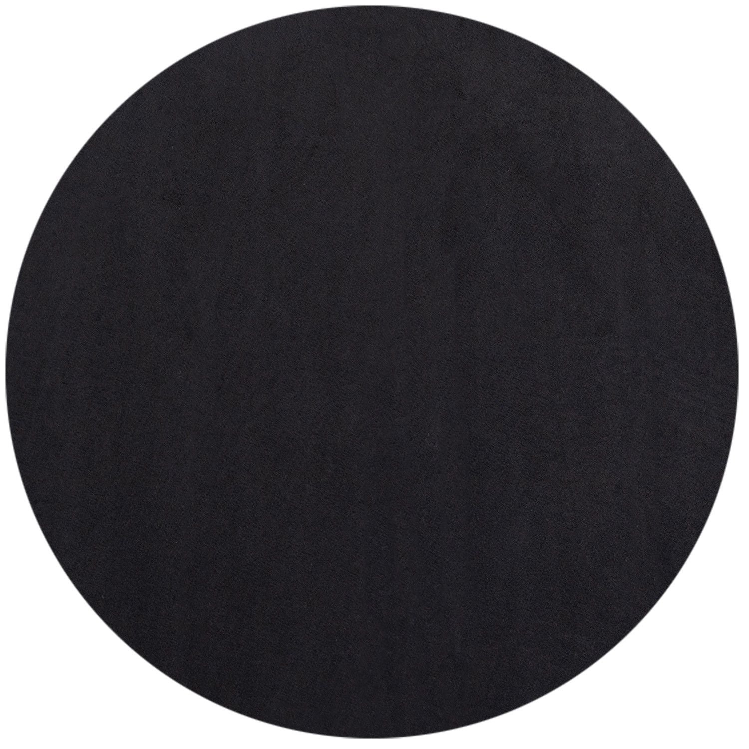 Kurzflorteppiche, Unicolor - Einfarbig, Farbe Schwarz, Teppich für Wohnzimmer, Rücken aus Anti-rutsch