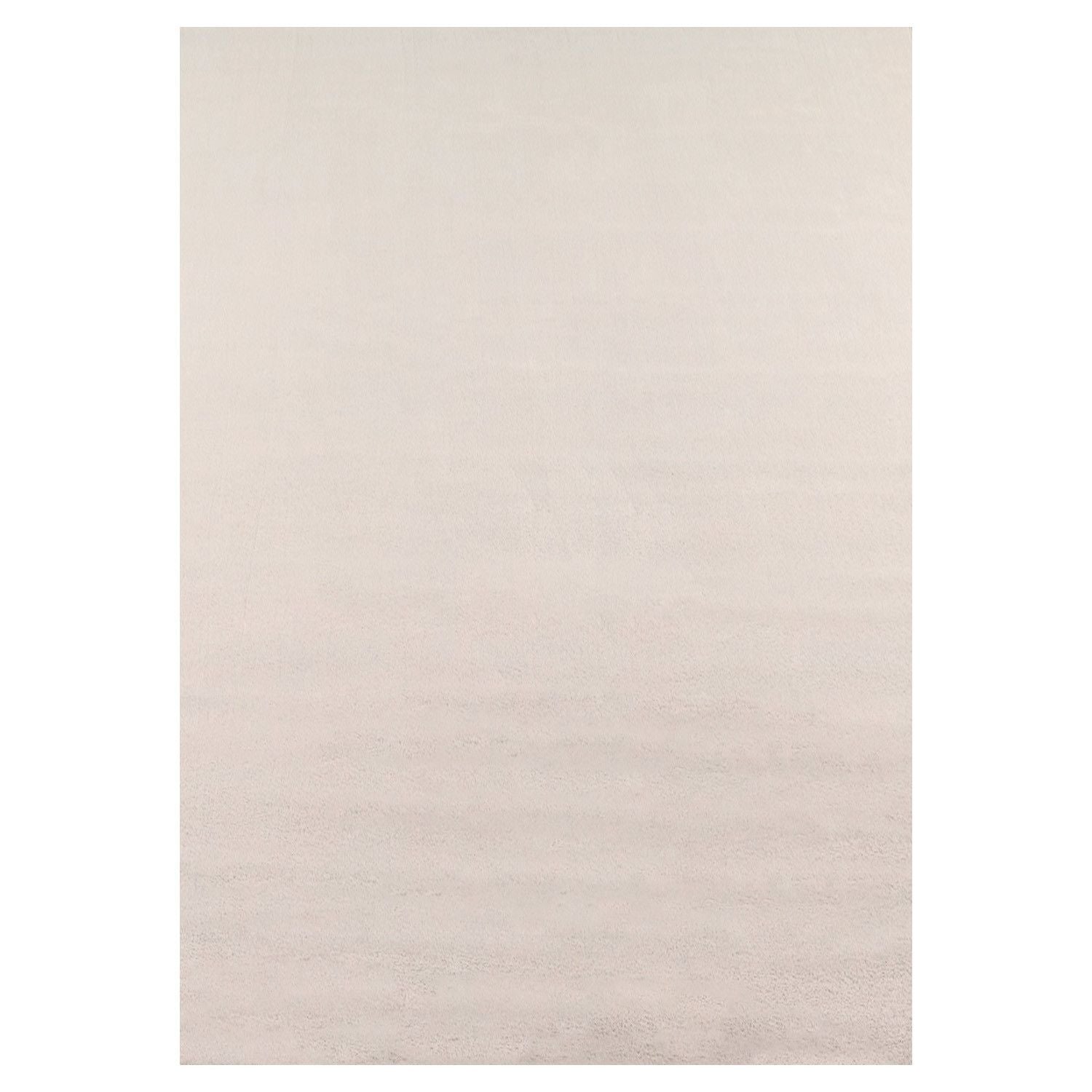 Kurzflorteppiche, Unicolor - Einfarbig, Farbe Creme, Teppich für Wohnzimmer, Rücken aus Anti-rutsch