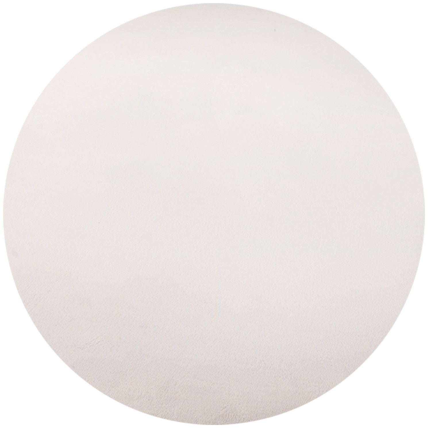 Kurzflorteppiche, Unicolor - Einfarbig, Farbe Creme, Teppich für Wohnzimmer, Rücken aus Anti-rutsch