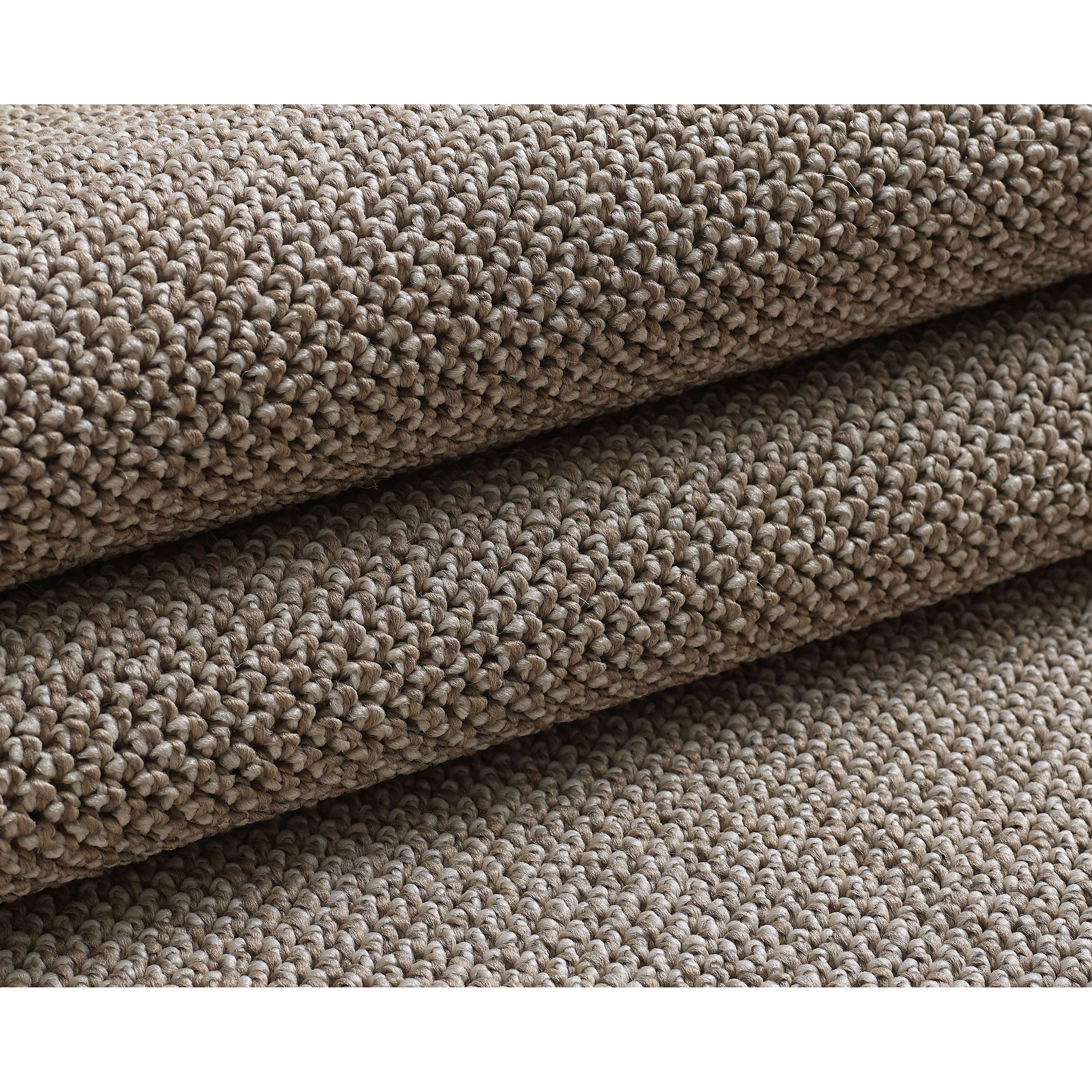 Indoor Teppich, Unicolor- Einfarbig, Farbe Braun, Teppich für Wohnzimmer, Rücken aus Polypropylen