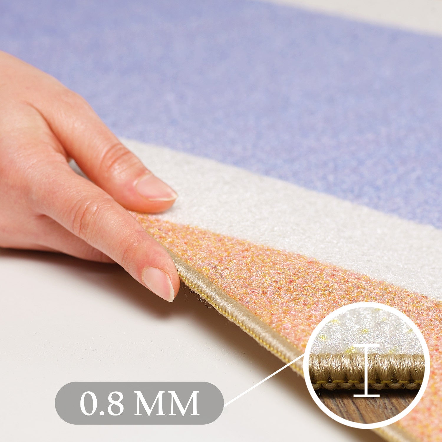 Kinderteppiche, Sonnenstrahlen, Farbe Multi, Teppich für Kinderzimmer, Rücken aus Latex