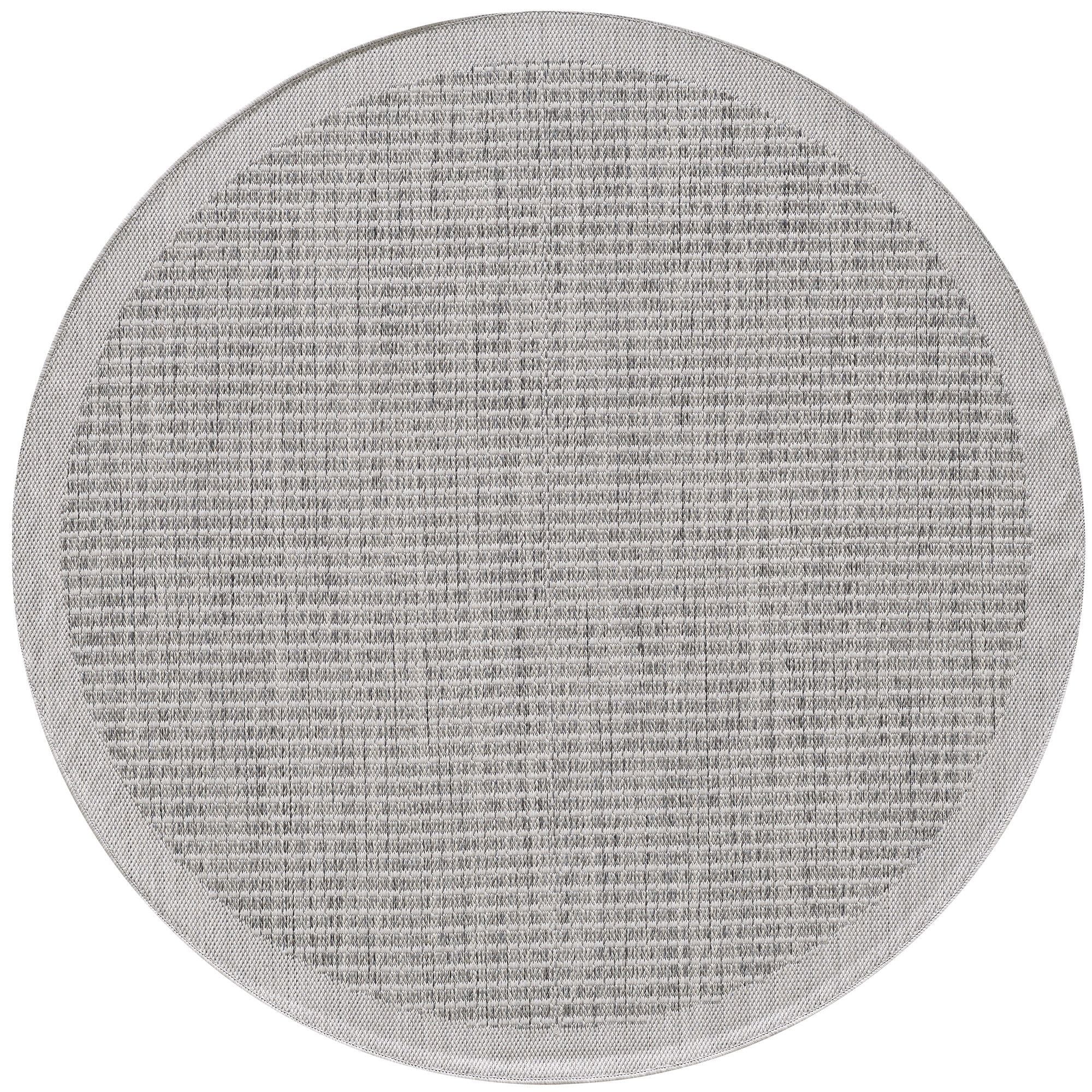 Outdoorteppiche, Unicolor, Farbe Grau, Teppich für Terasse-Balkon-Küche, Rücken aus Polypropylen