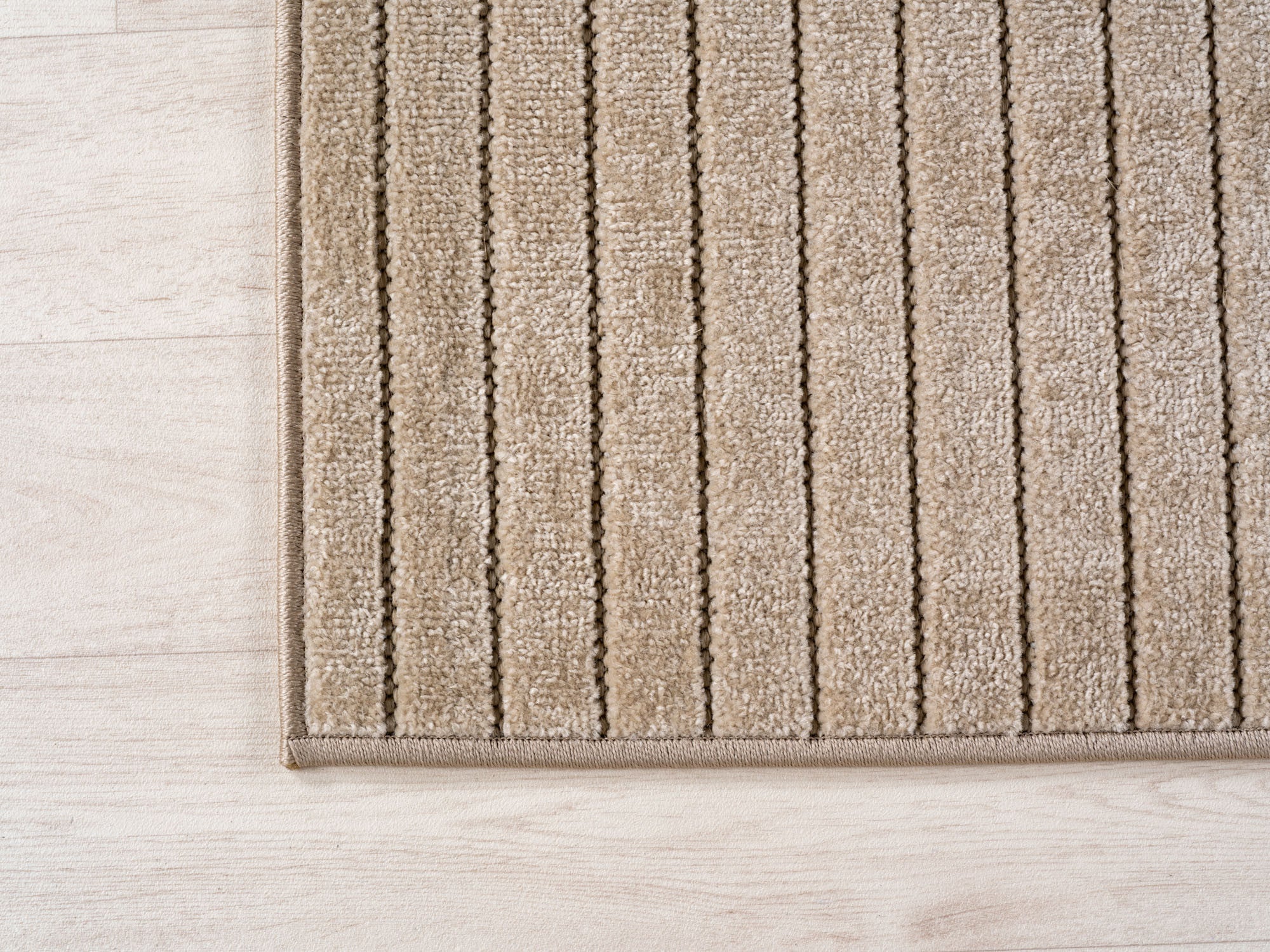 Outdoorteppiche Wohnzimmer, Schlafzimmer, Wintergarten, Kurzflor Beige, Hoch-Tief-Effekt, weich & waschbar, Outdoor geeignet, pflegeleicht, 8x15 cm