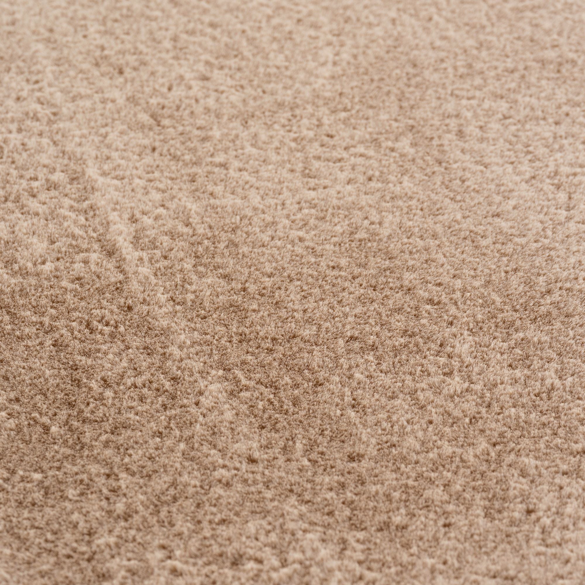 Läufer Teppich Beige 6x1 cm – Waschbarer Kurzflorteppicheteppiche, rutschfest & weich, modernes einfarbiges Design für Schlafzimmer, Küche & Flur