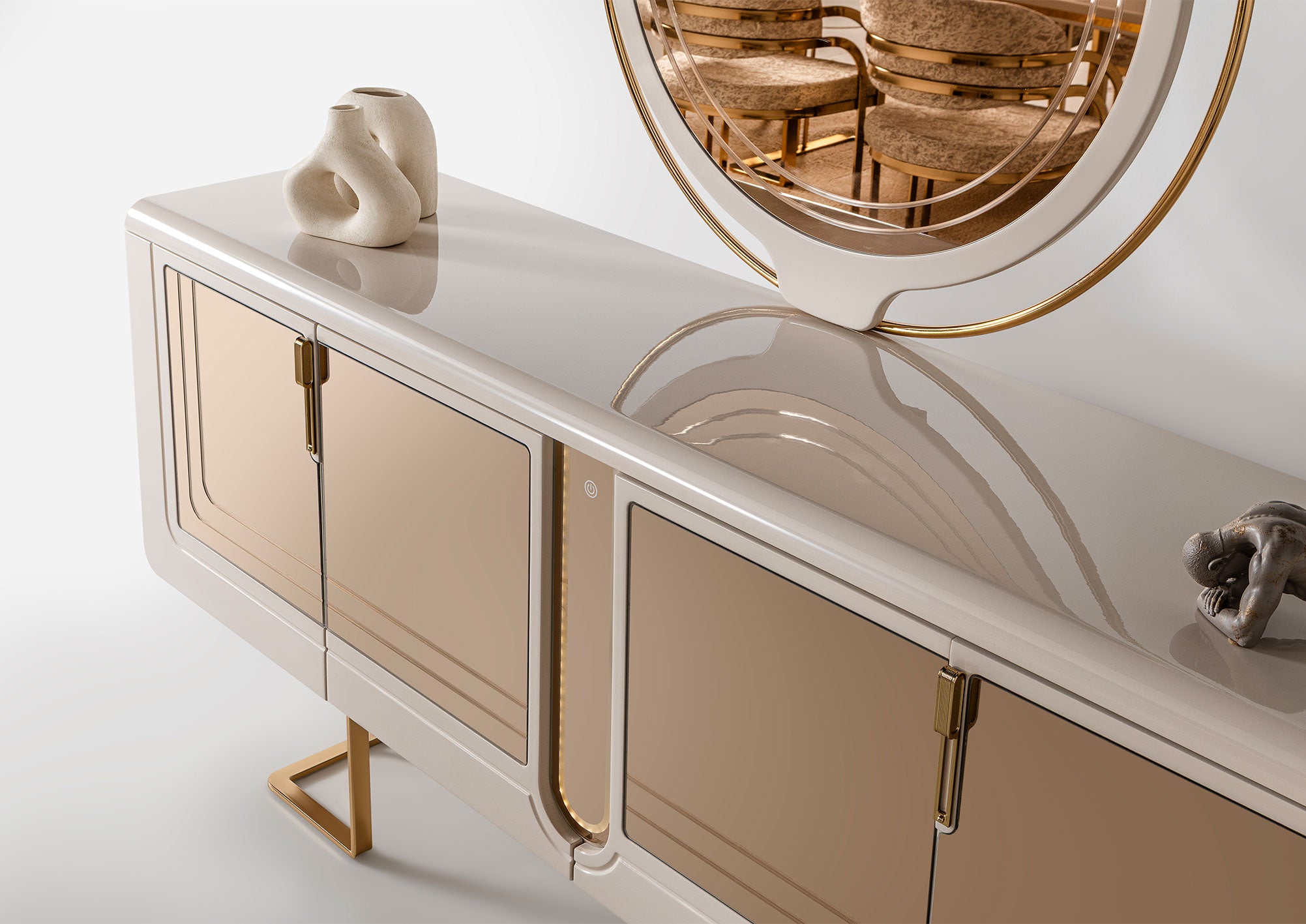 Monza Sideboard mit Spiegel