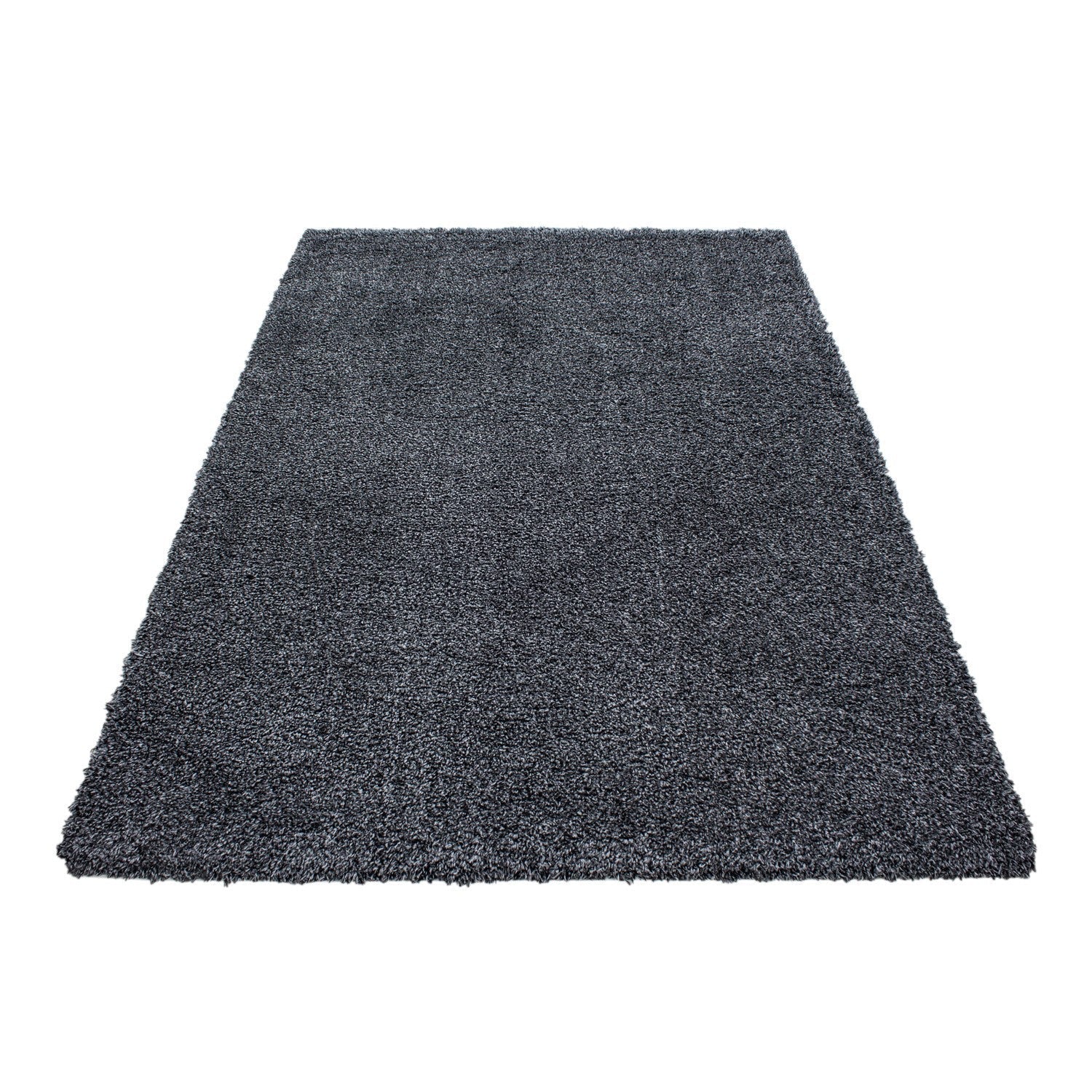 Hochflor Supersoft Shaggy kuscheliger Teppich extreme weich Unifarbe Anthrazit