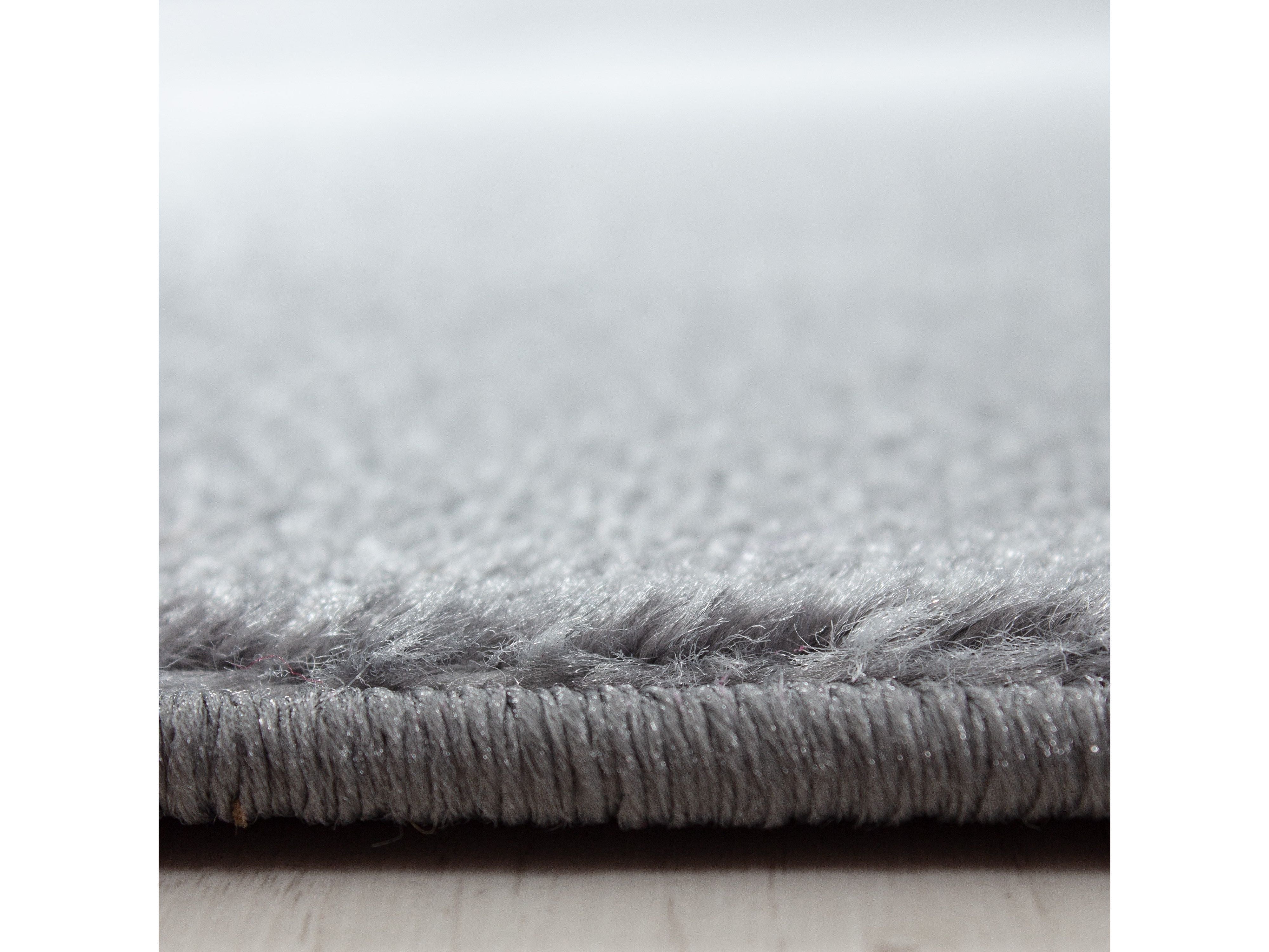 Moderner Designer Wohnzimmer Teppich Parma Schwarz