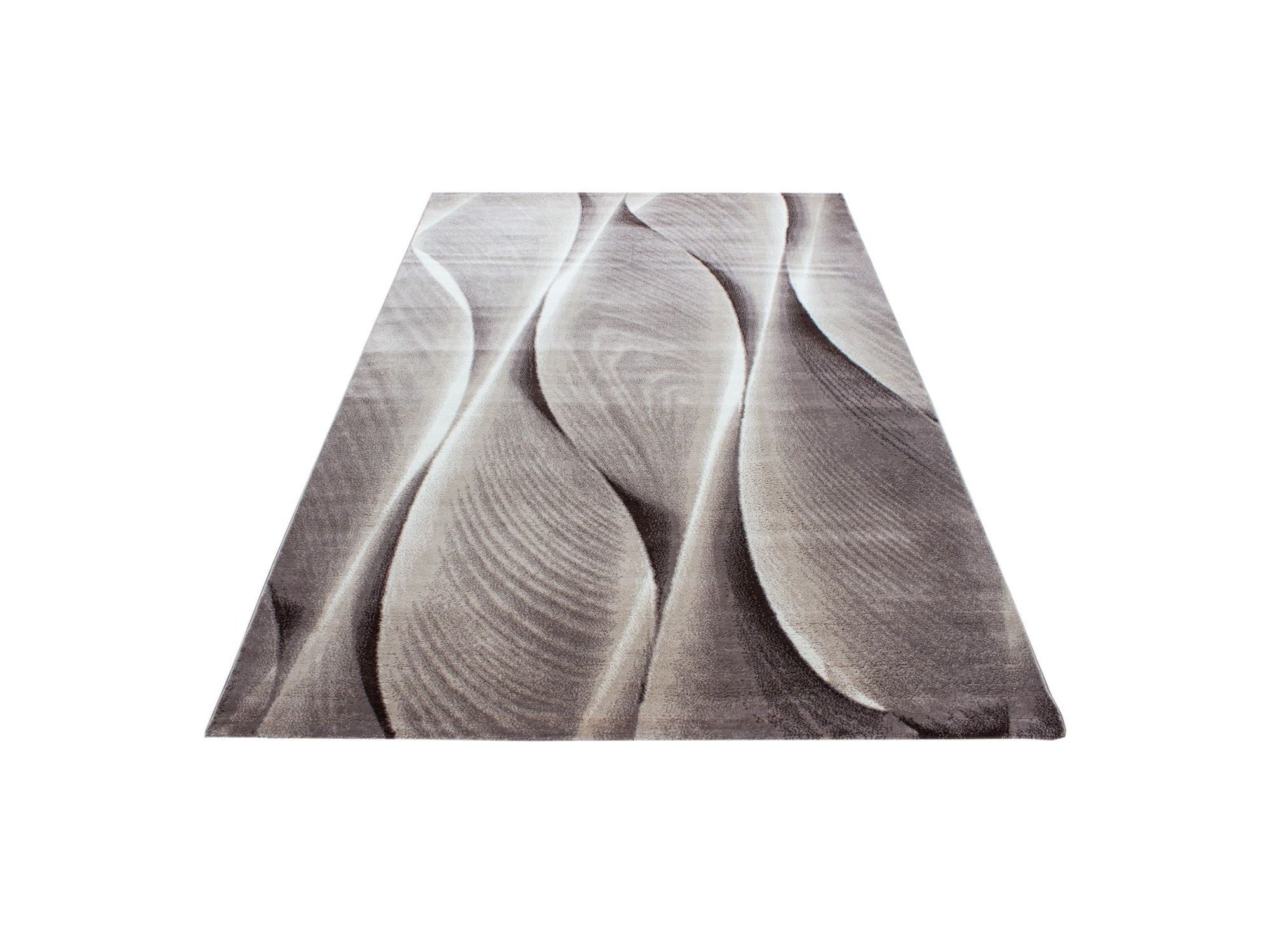 Moderner Designer Wohnzimmer Teppich Parma 9310 Braun