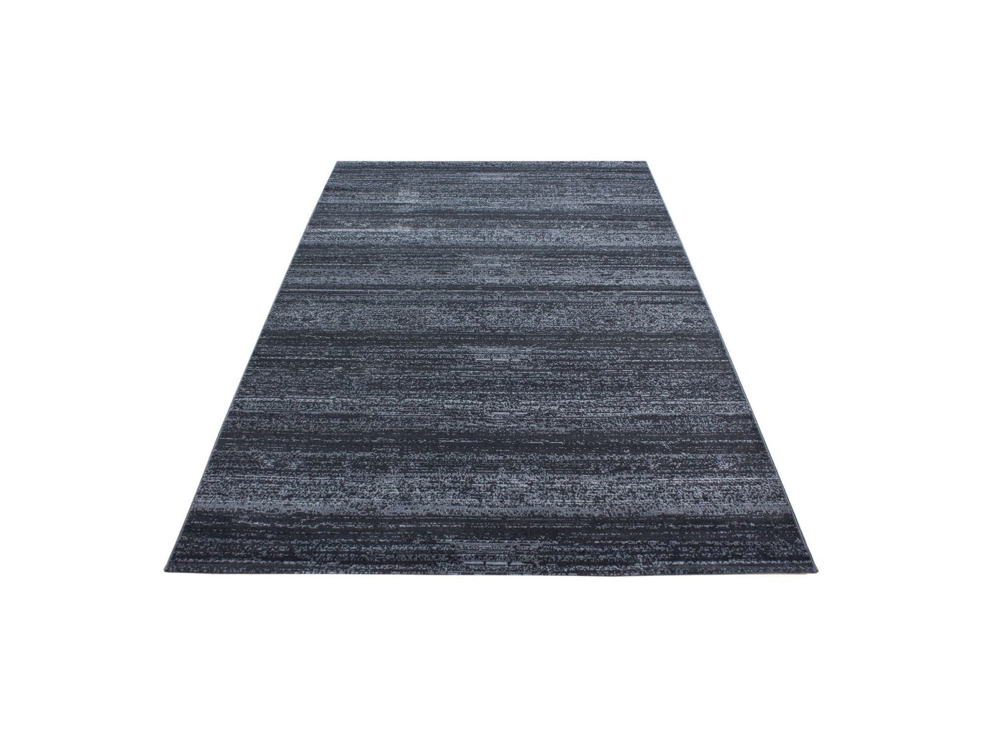 Wohnzimmer Jugendzimmer Teppich Kurzflor Grau Anthrazit