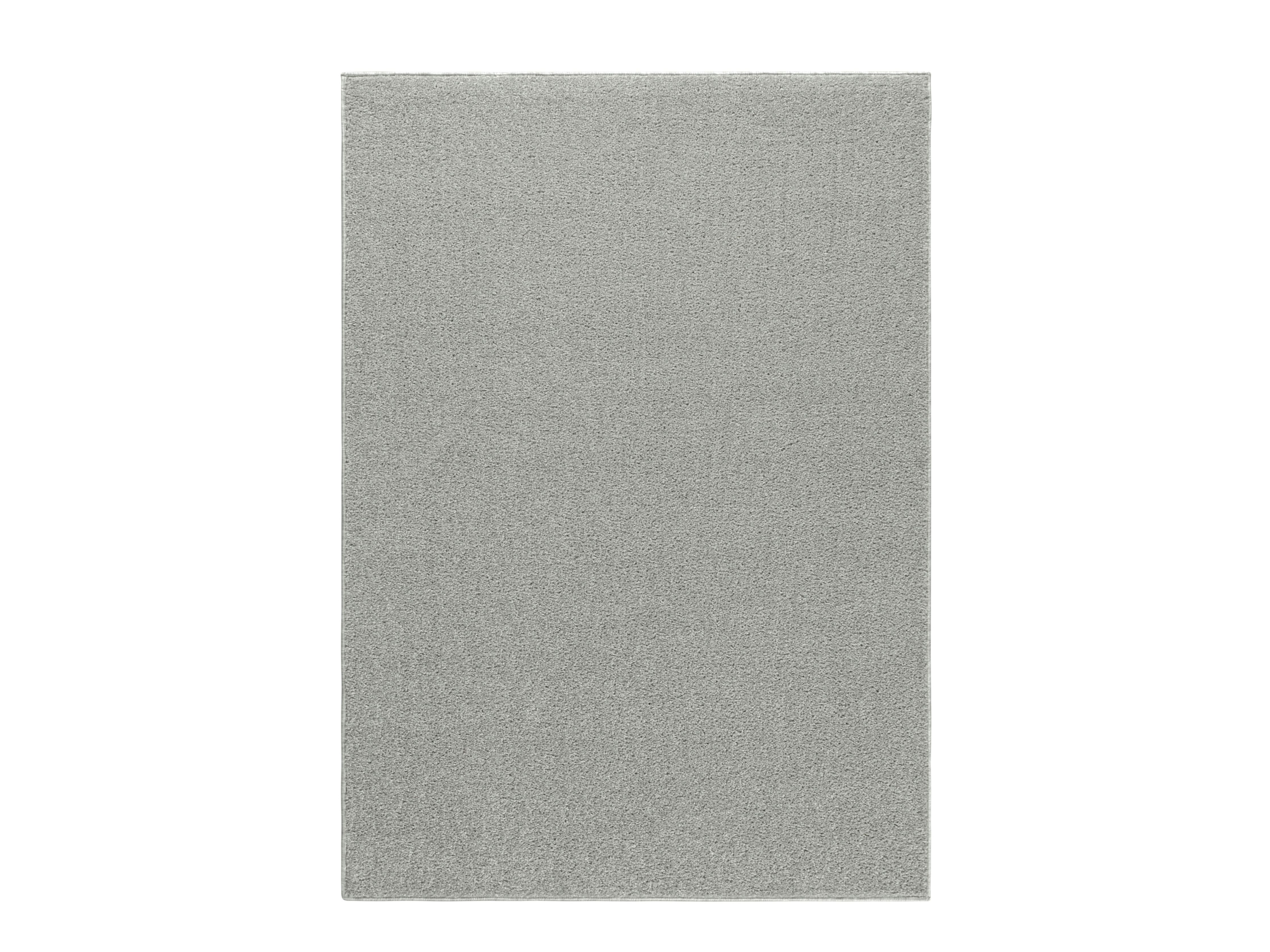 Kurzflor Gabbeh Optik Wohnzimmerteppich Flachflor Teppich Einfarbig Creme