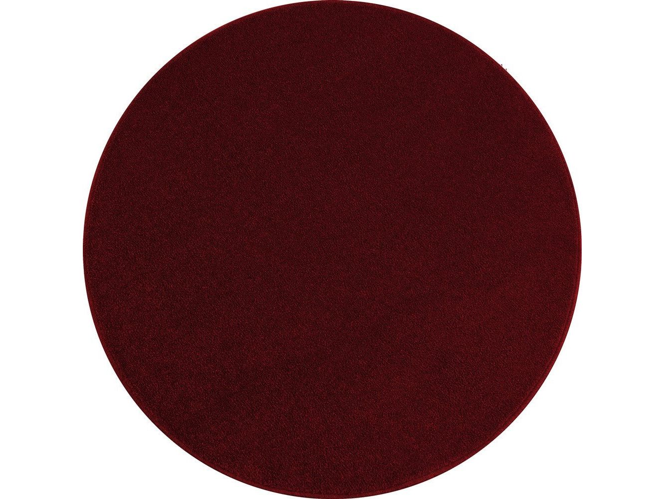 Teppich Kurzflor Modern Wohnzimmer Einfarbig Meliert Uni günstig Rot