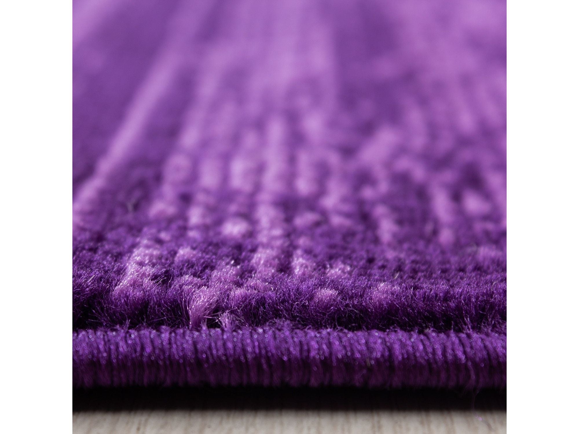 Moderner Wohnzimmer Jugendzimmer Teppich Kurzflor Lila Violette