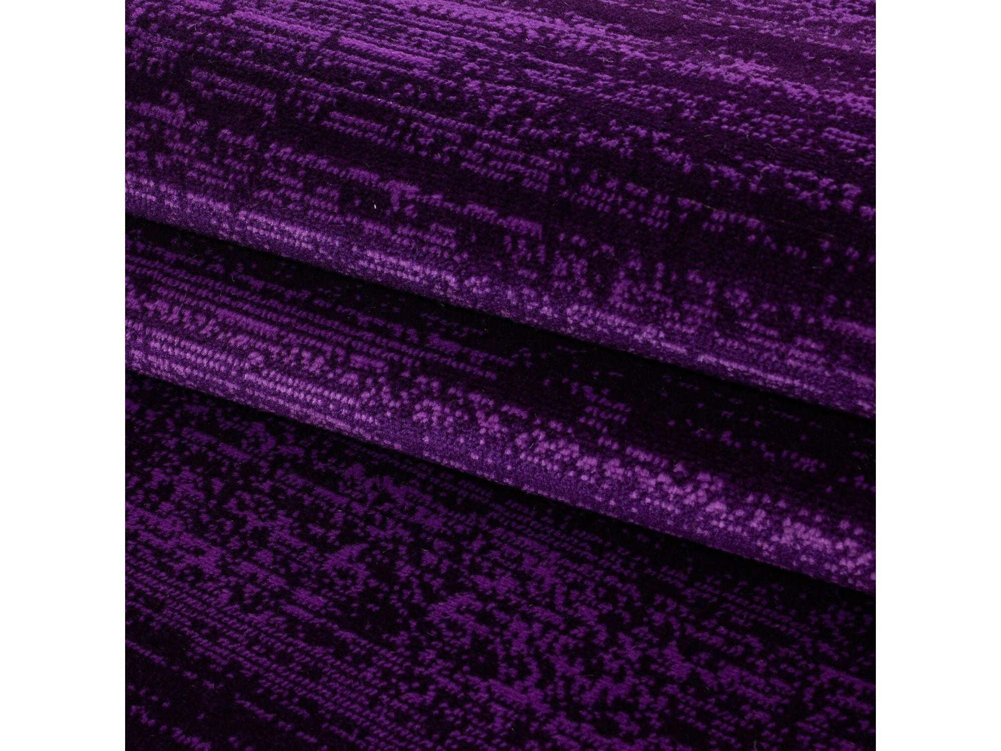 Moderner Wohnzimmer Jugendzimmer Teppich Kurzflor Lila Violette