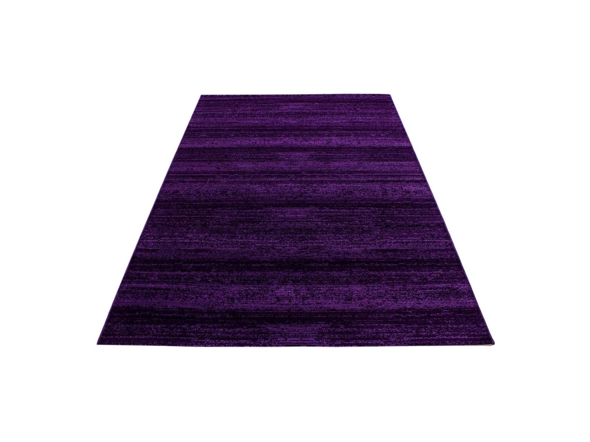 Moderner Wohnzimmer Jugendzimmer Teppich Kurzflor Lila Violette