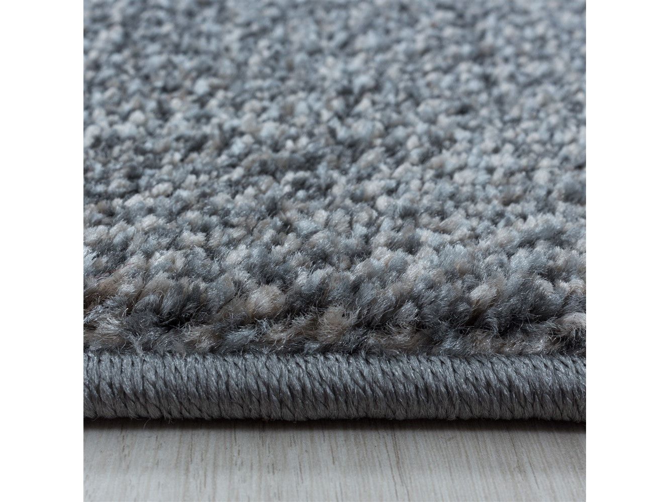 Wohnzimmerteppich Kurzflor Teppich Design Plastische Schatten Muster Braun