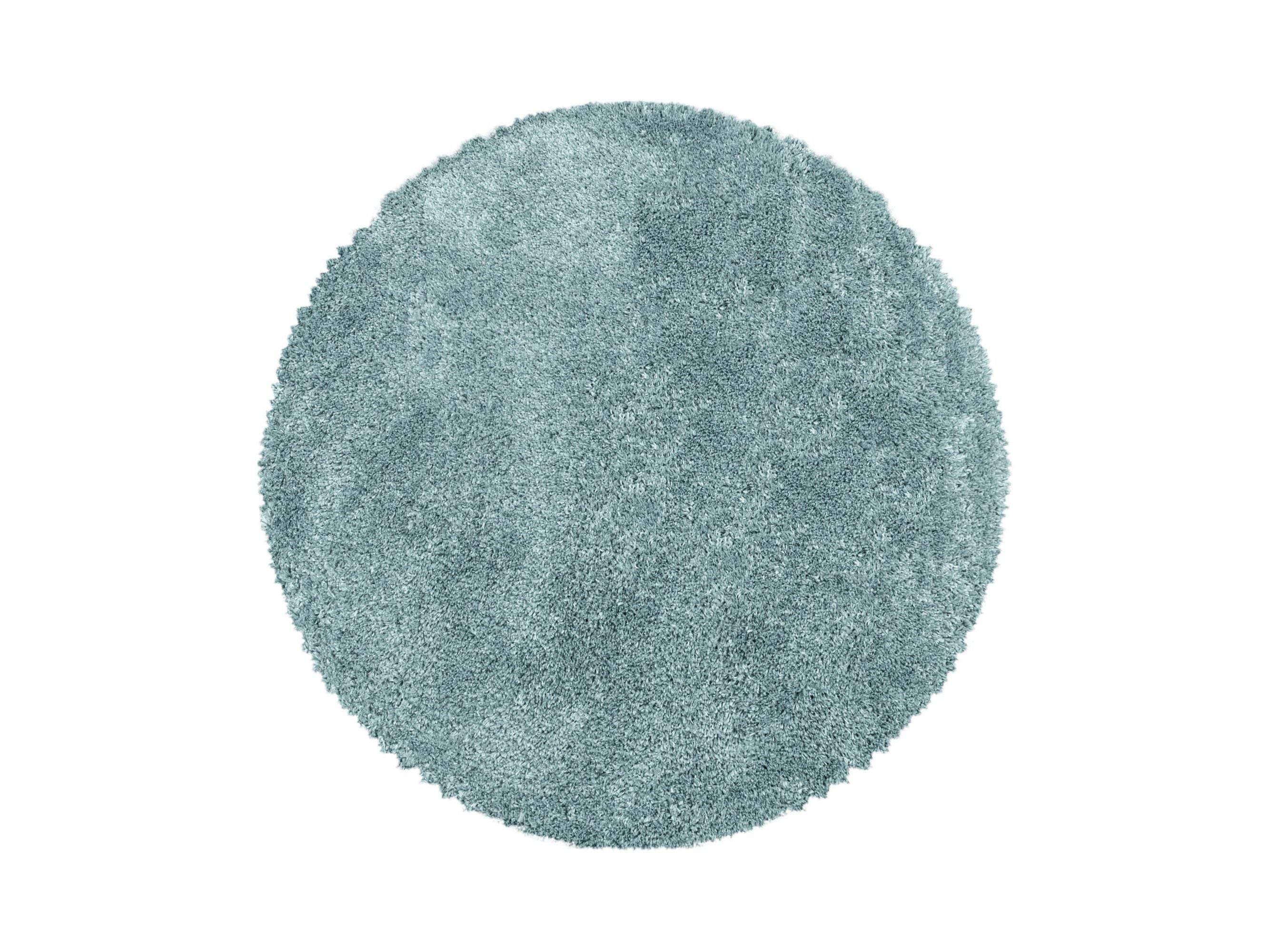 Wohnzimmerteppich Hochflor Teppich Super Soft Shaggy Flor Weich Farbe Blau