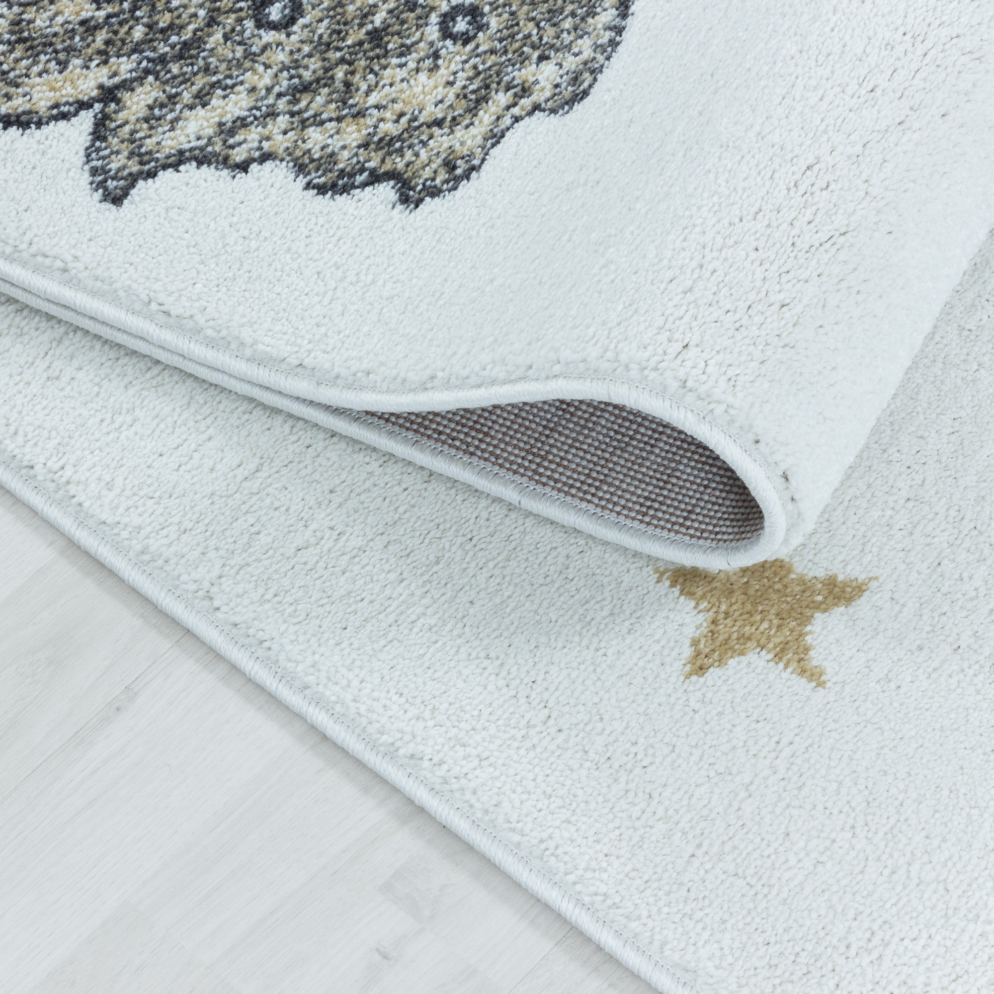 Kurzflor Kinderteppich Design Dino Baby Saurier Kinderzimmer Teppich Rosa