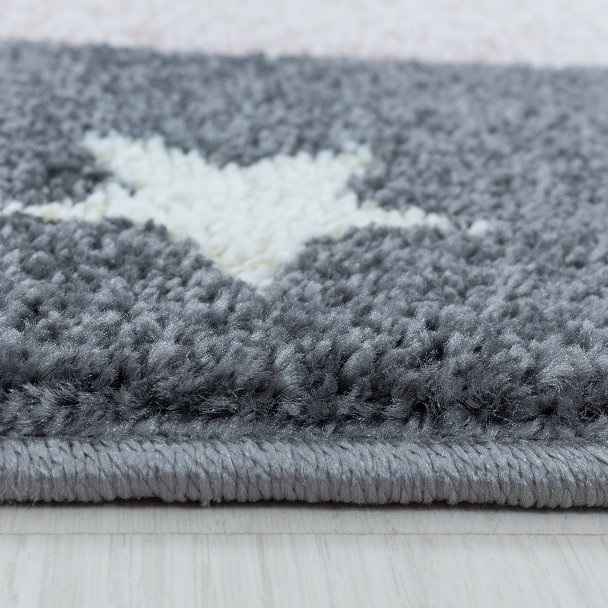 Kurzflor Kinderteppich Design Drachen Baby Saurier Kinderzimmer Teppich Pink