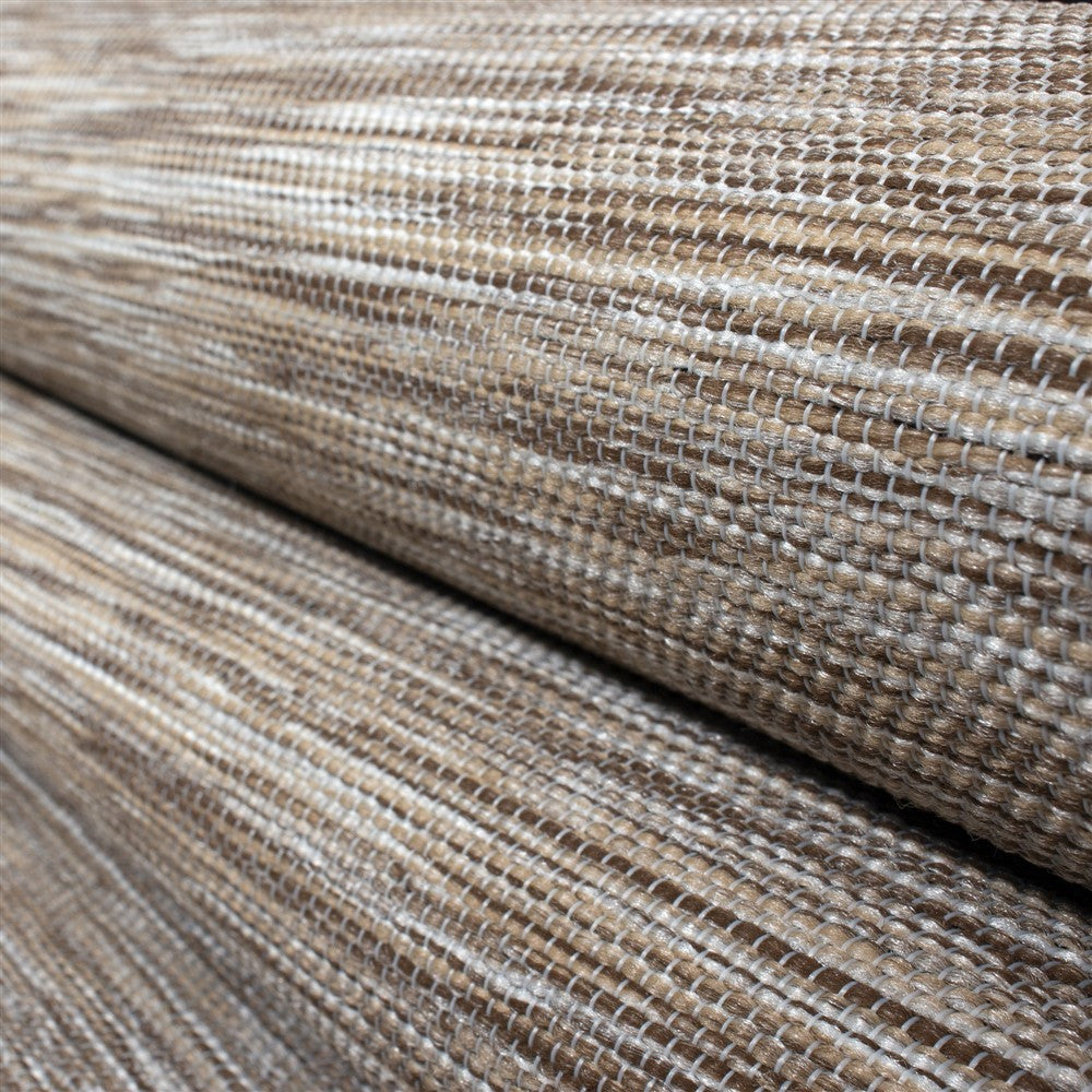 Teppich Sisal optik Flachgewebe Terrassen In- Outdoor Meliert Braun Beige Creme