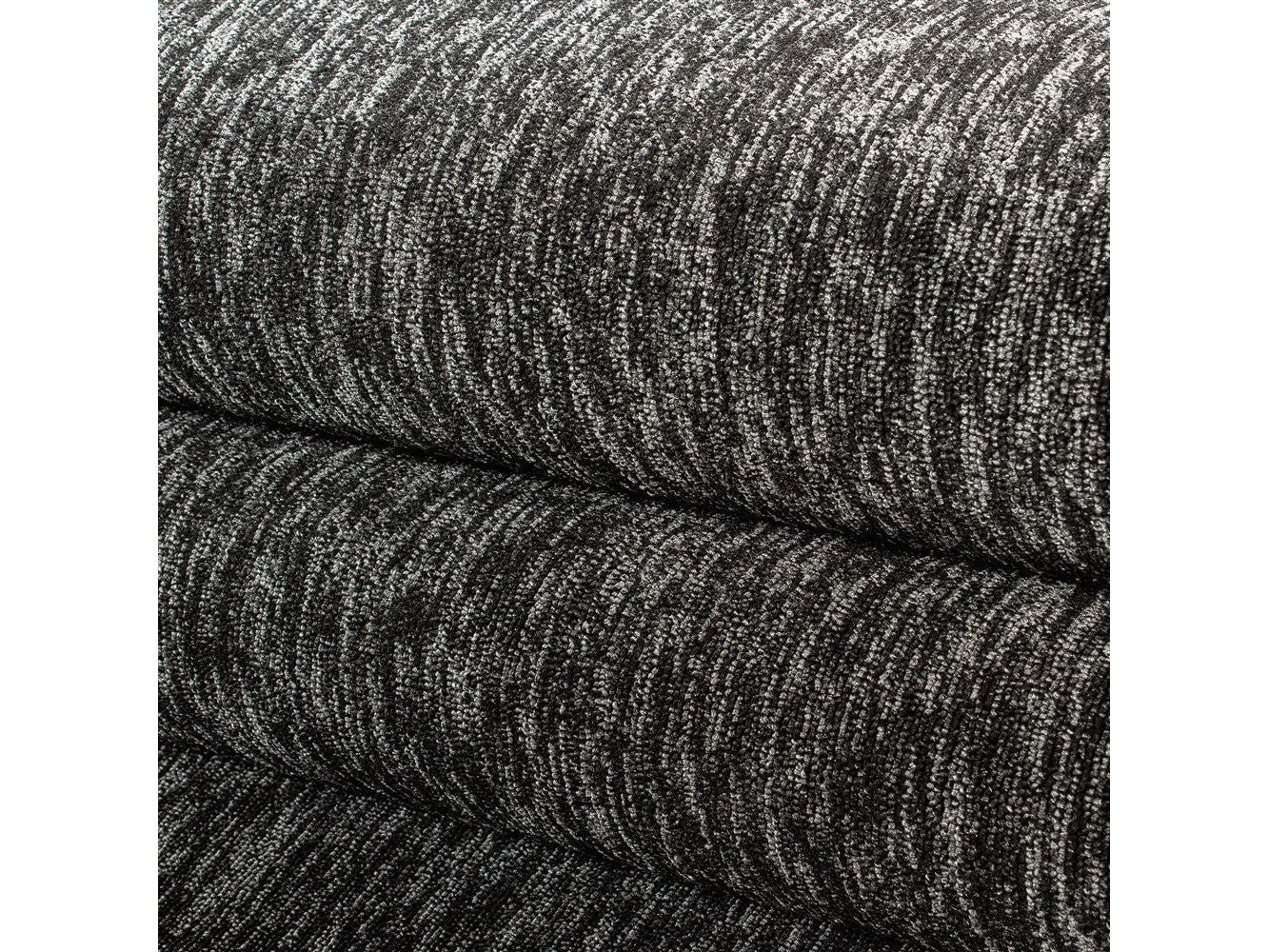 Teppich Kurzflor 4mm Florhöhe meliert glänzend Wohnzimmer Heimbüro Anthrazit