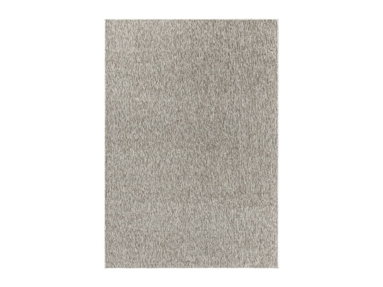Teppich Kurzflor 4mm Florhöhe meliert glänzend Wohnzimmerteppich Heimbüro Beige