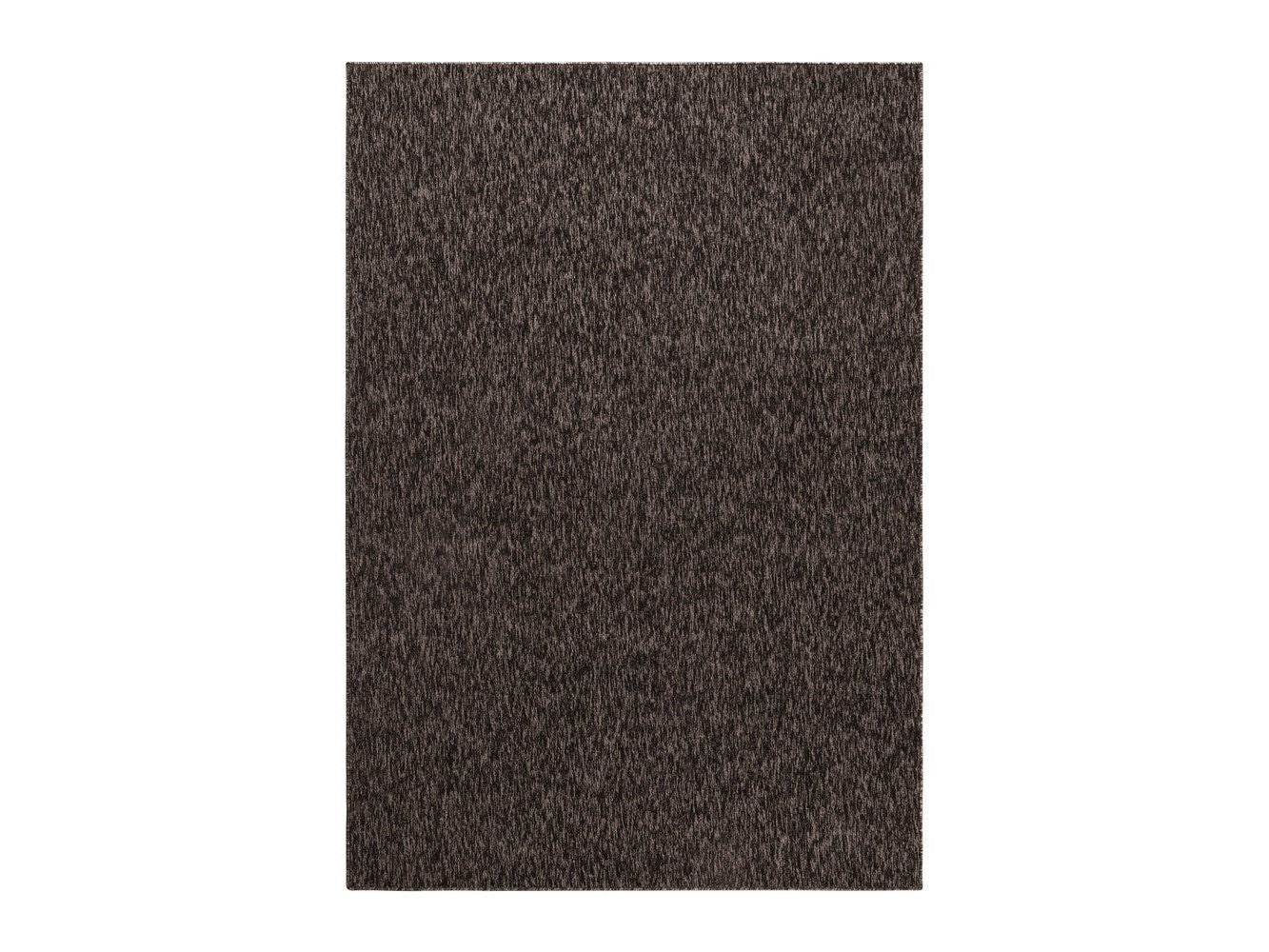 Teppich Kurzflor 4mm Florhöhe meliert glänzend Wohnzimmerteppich Heimbüro Braun