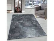 Wohnzimmerteppich Kurzflor Teppich Wolken Muster Marmoriert Weich Rosa