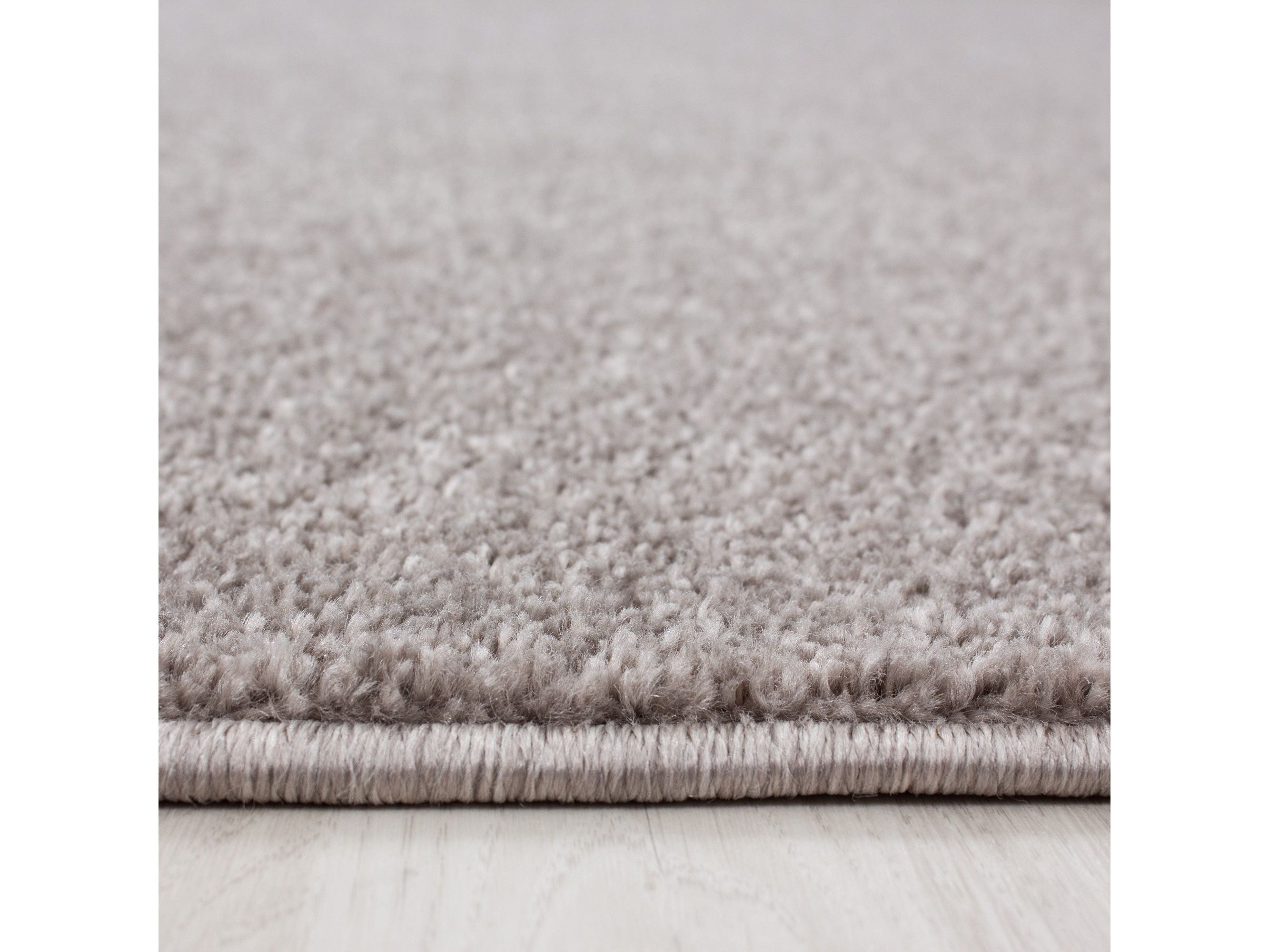 Teppich Kurzflor Modern Wohnzimmer Einfarbig Meliert Uni günstig BEIGE