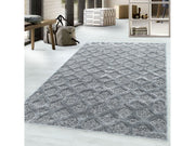 Kurzflor Design Teppich MIA Looped Flor 3-D Gitter Muster Abstrakt