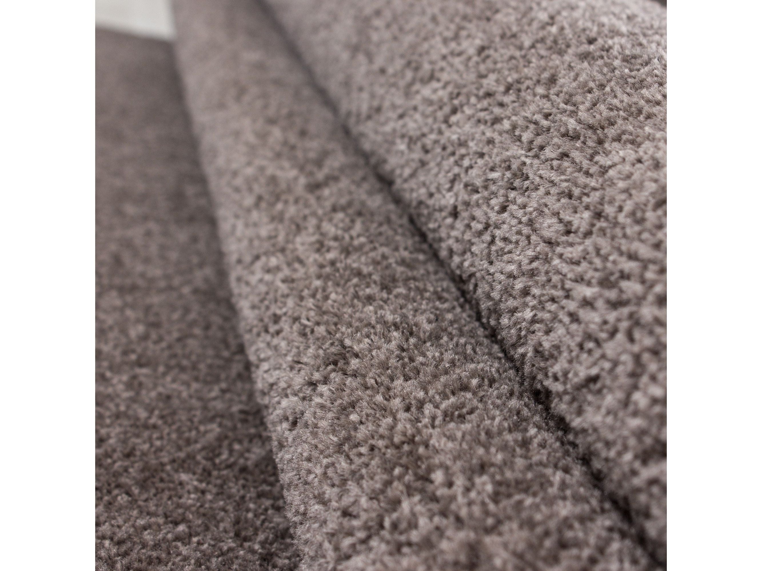 سجادة قصيرة الوبر، غرفة معيشة عصرية، بلون سادة، مرقطة، لون موكا بأسعار معقولة