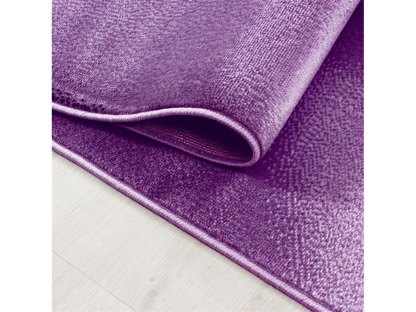 Teppich Moderner Wohnzimmer abstrakt schatten Wellen Optik Schwarz Lila Weiß