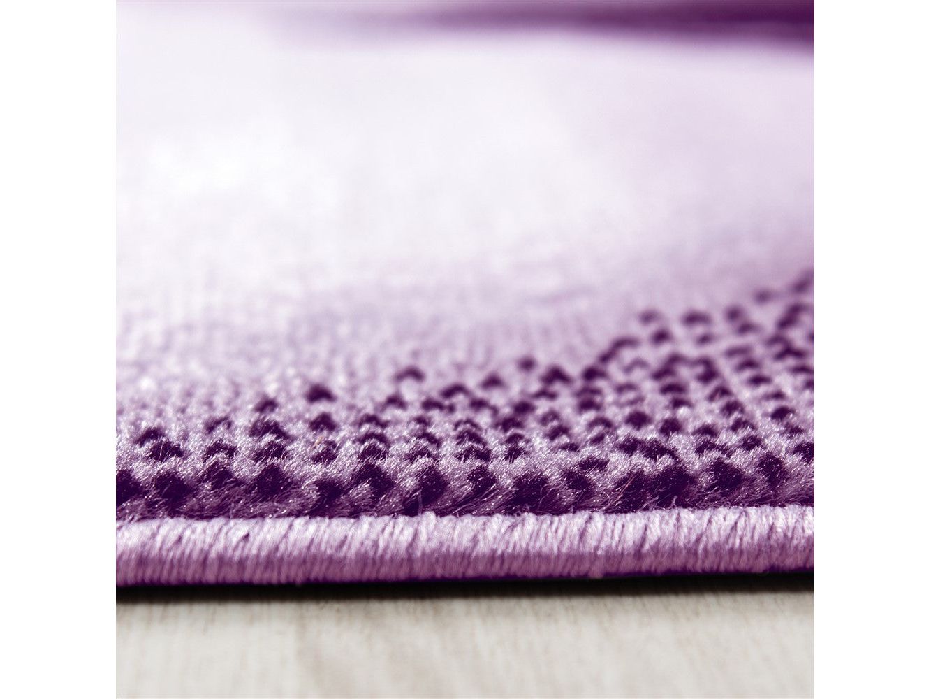 Teppich Moderner Wohnzimmer abstrakt schatten Wellen Optik Schwarz Lila Weiß