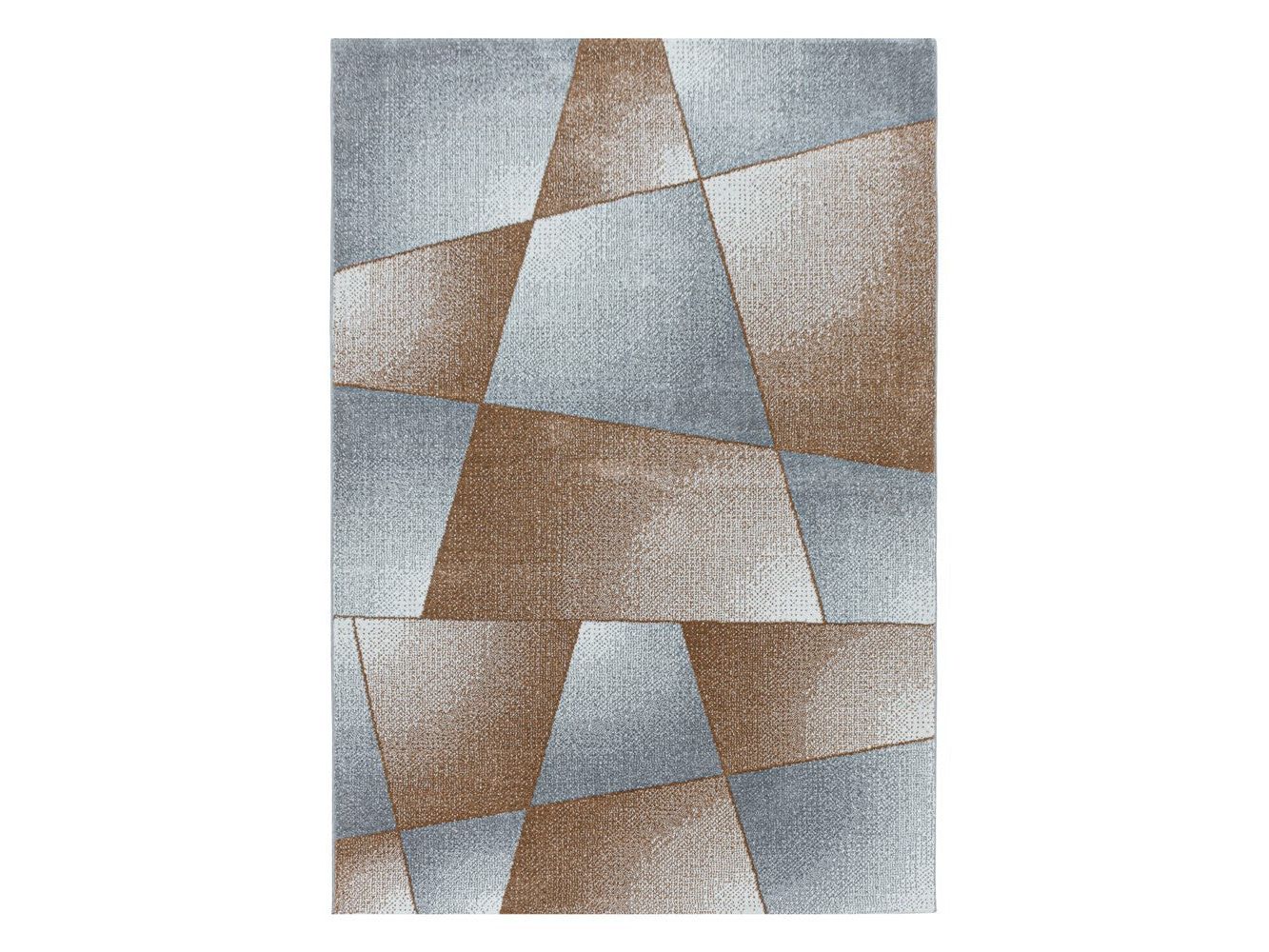Wohnzimmerteppich Kurzflor Teppich Design Abstrakt Geometrisch Terra