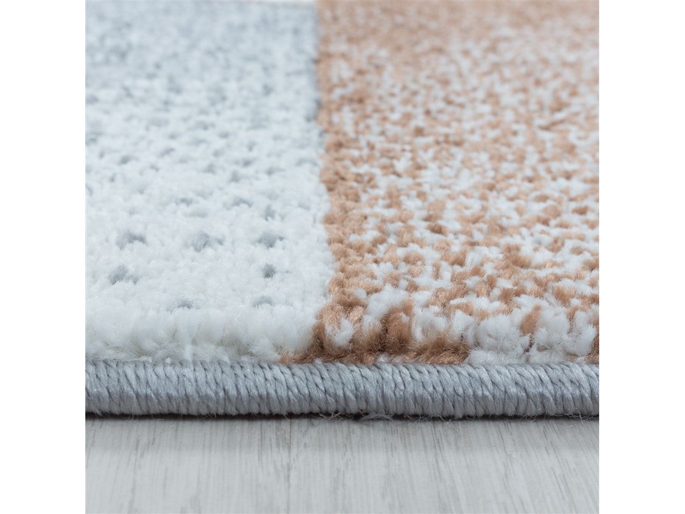 Wohnzimmerteppich Kurzflor Teppich Design Abstrakt Geometrisch Terra