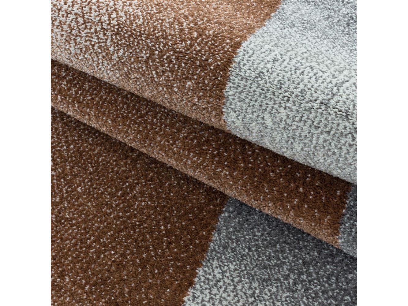 Wohnzimmerteppich Kurzflor Teppich Design Abstrakt Geometrisch Terra