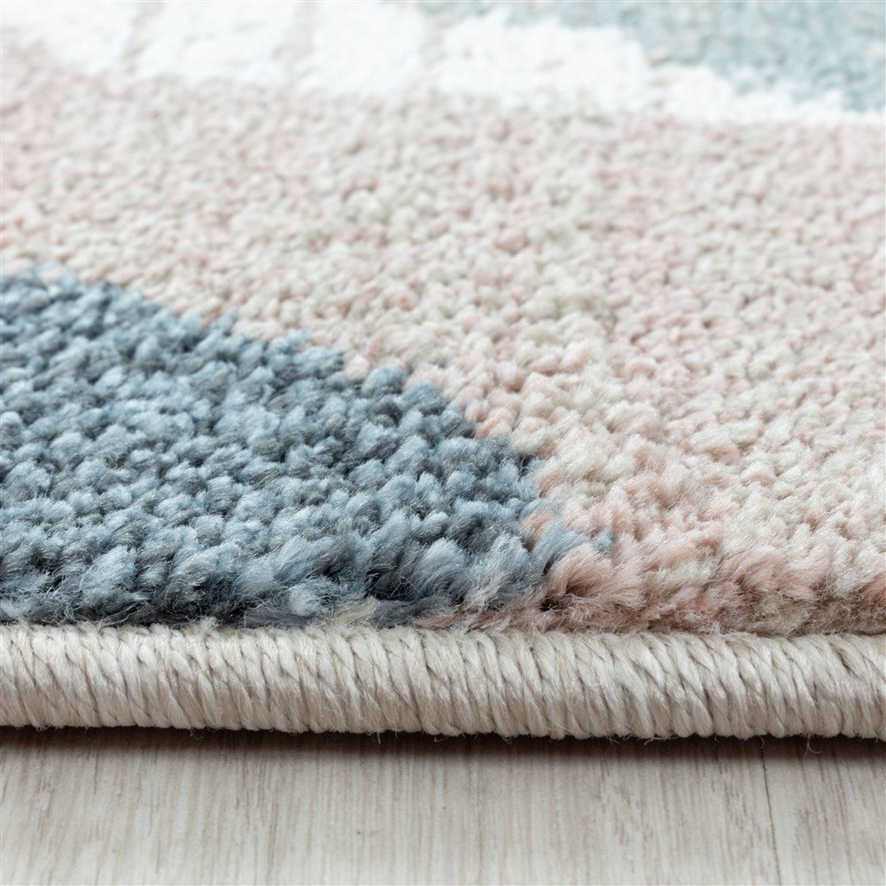 Modern Kurzflor Designer Teppich Geometrisches design gemischte Farben