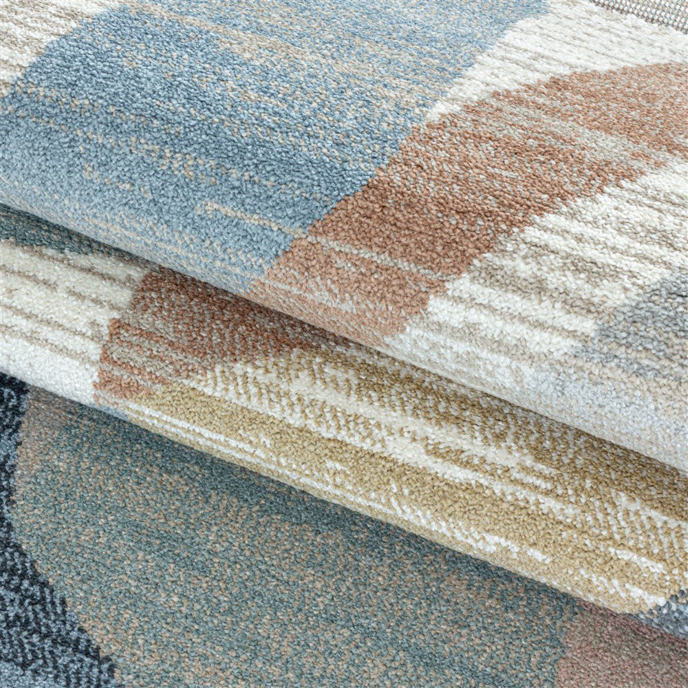 Modern Kurzflor Designer Teppich Geometrisches design gemischte Farben