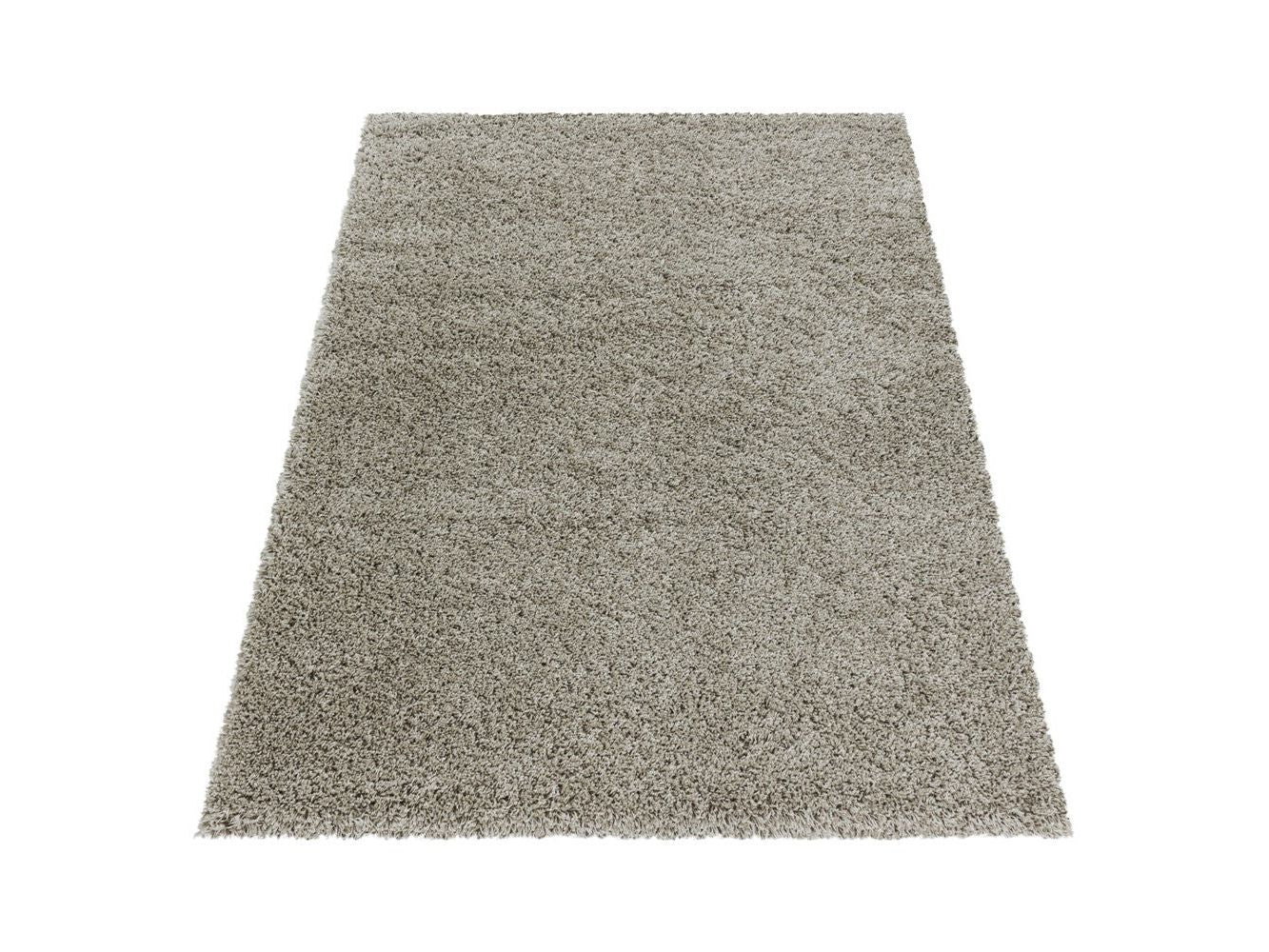 Wohnzimmerteppich Hochflor Shaggy Teppich Schlafzimmer Flor Super Soft Natur