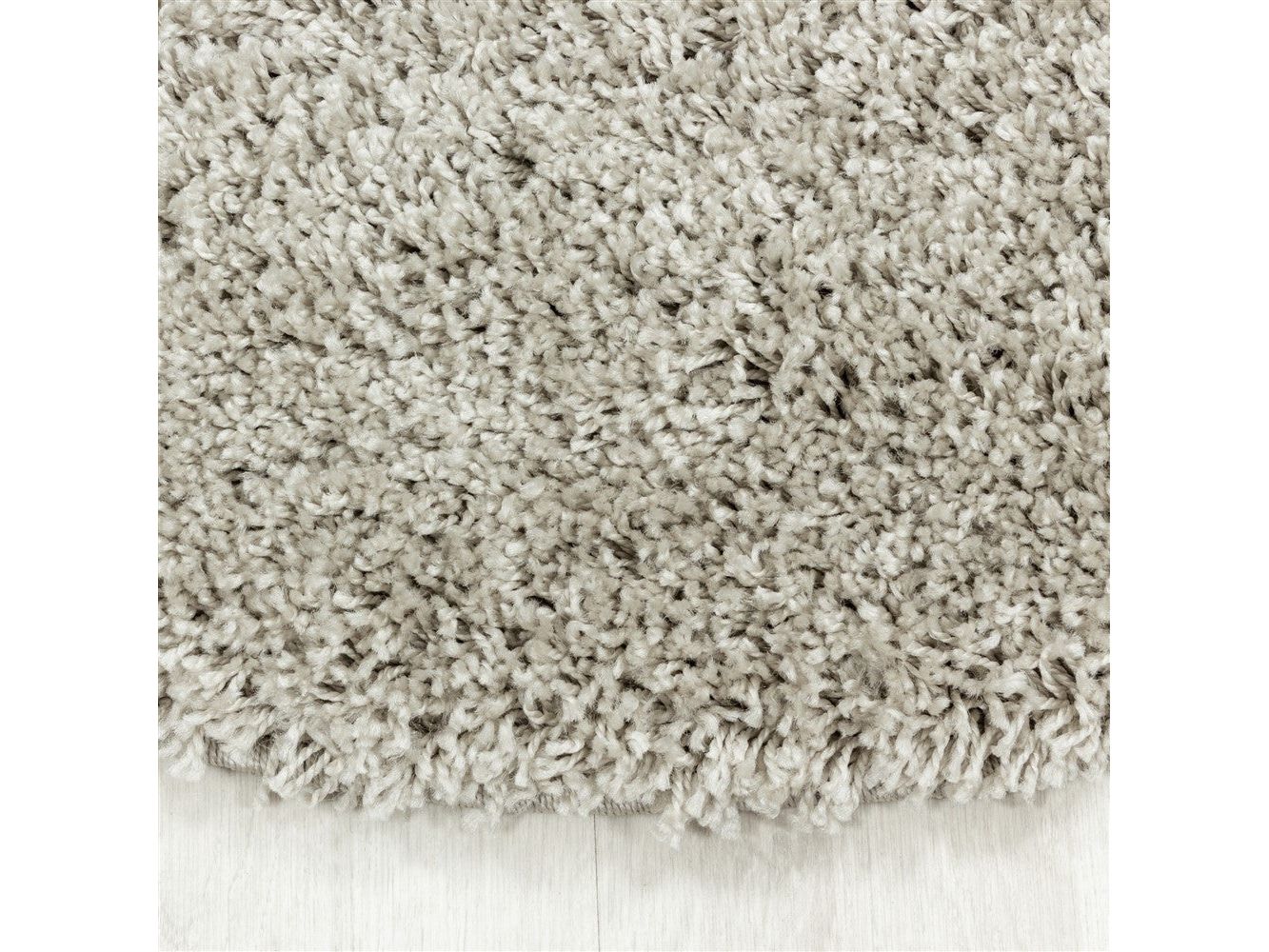Wohnzimmerteppich Hochflor Shaggy Teppich Schlafzimmer Flor Super Soft Natur