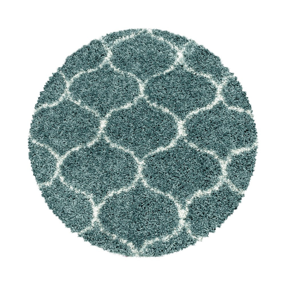 Living room rug design, high pile rug pattern, tile jacquard anthracite