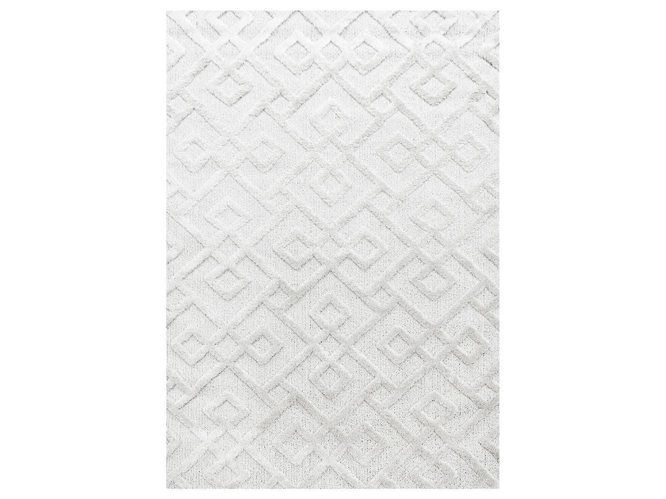 Kurzflor Design Teppich MIA Looped Flor Kreuz Labyrinth Muster