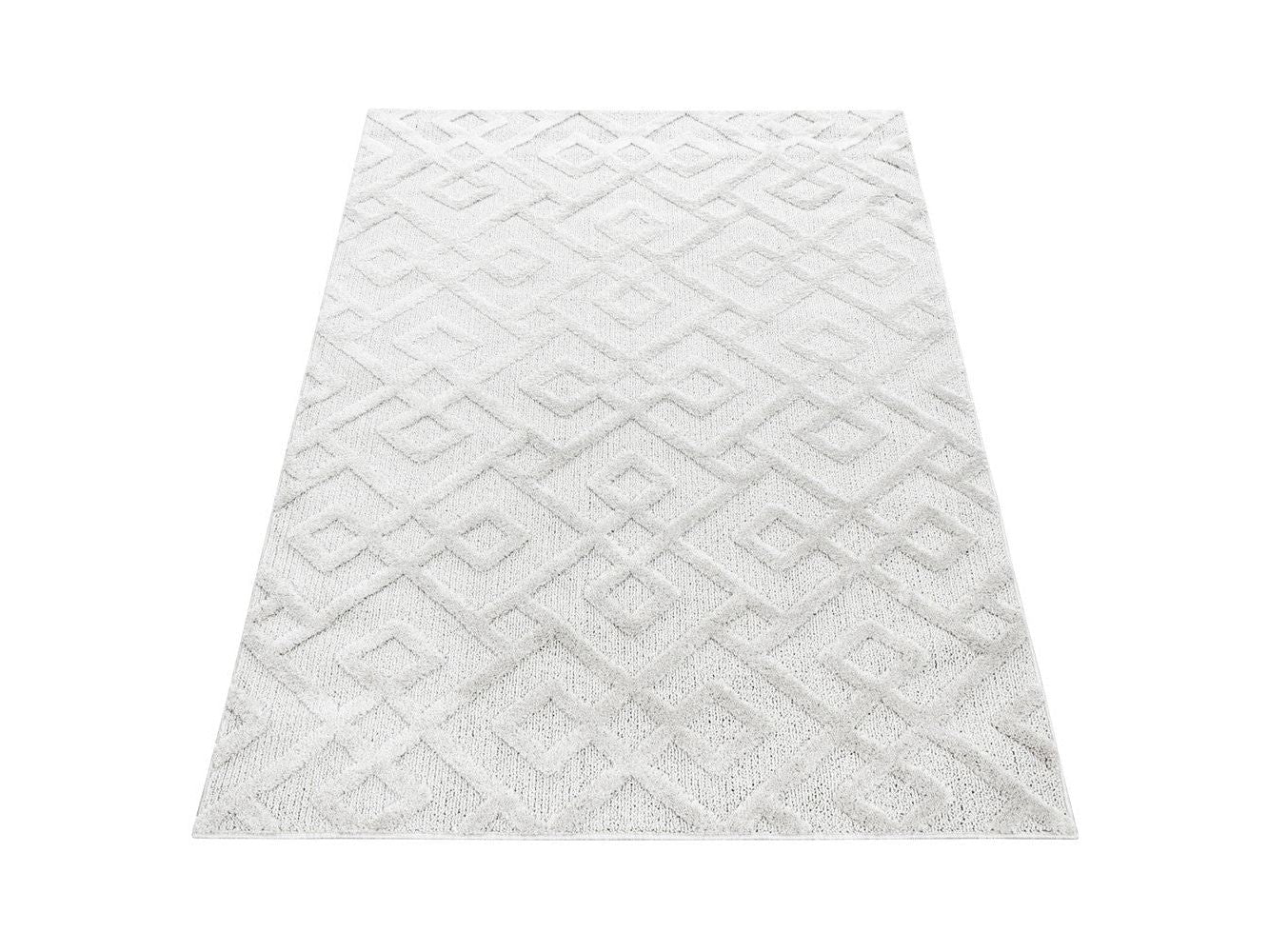 Kurzflor Design Teppich MIA Looped Flor Kreuz Labyrinth Muster