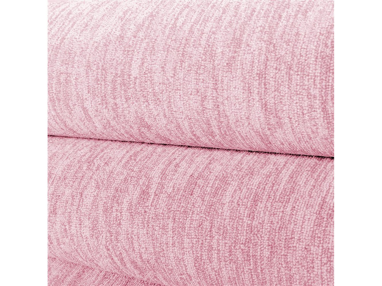 Teppich Kurzflor 4mm Florhöhe meliert glänzend Wohnzimmerteppich Heimbüro Rose