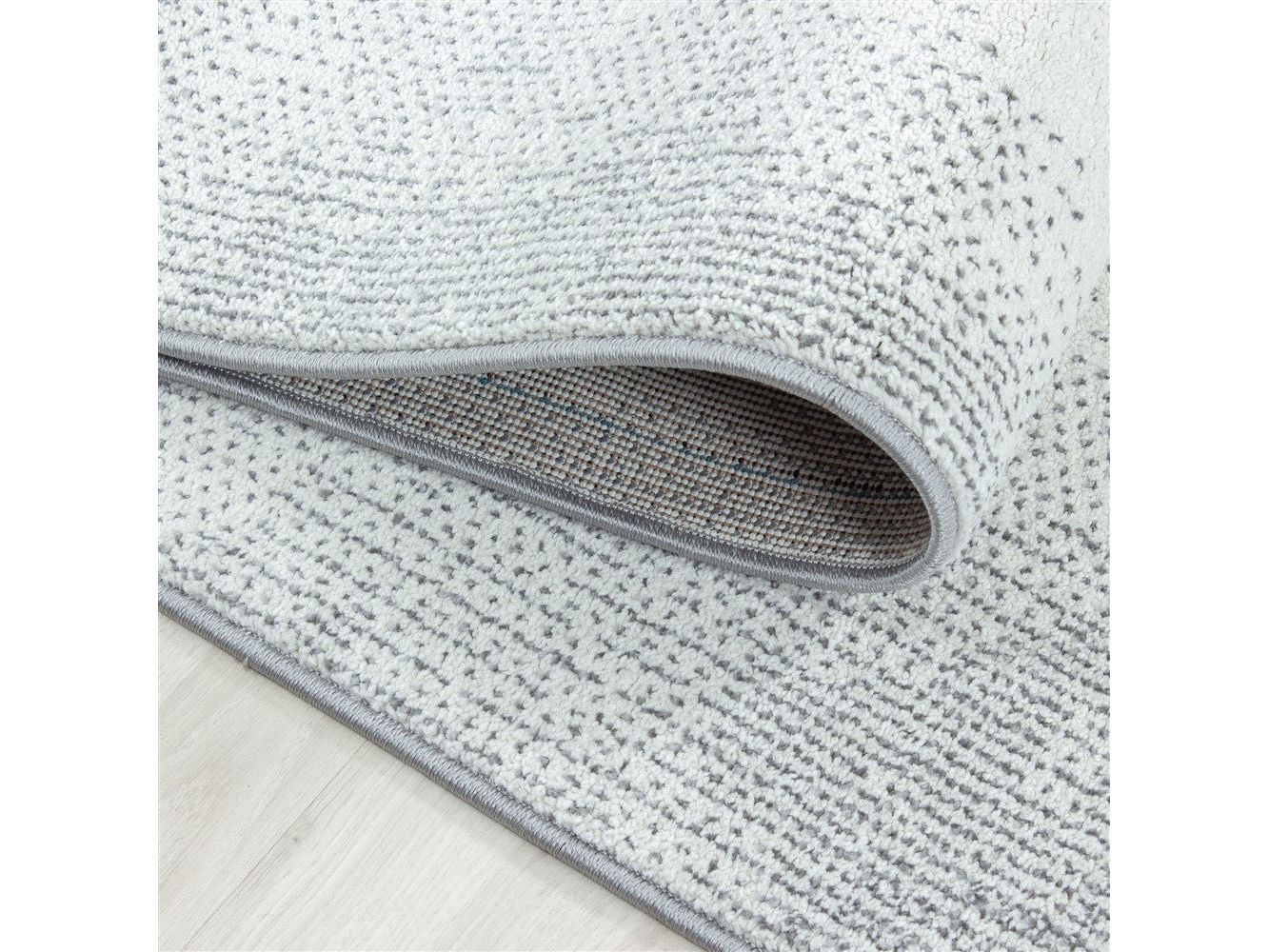 Kinderteppich Baby Teppich Kinderzimmer süßer Rehkitz Motiv Grau Pink Weiß