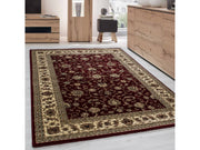 Orientteppich Klassischer Orientalisch Traditional Webteppich Rot Beige