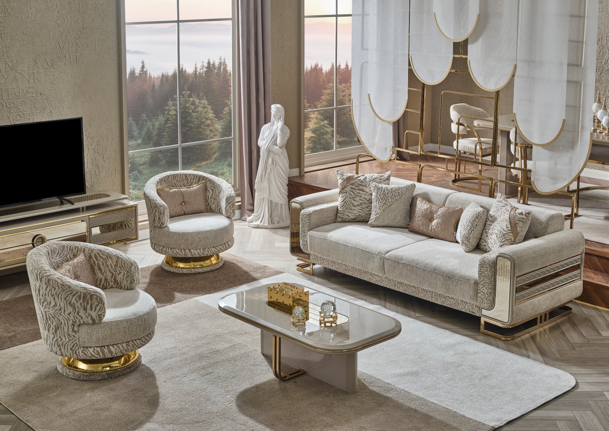 Deluxe Wohnzimmer Set