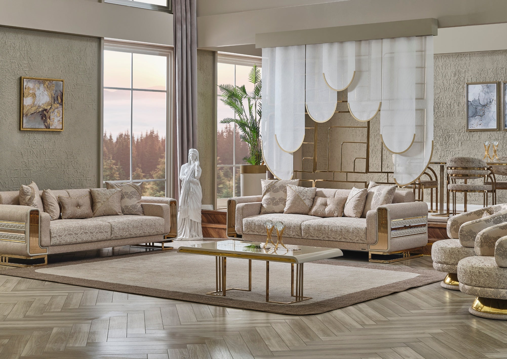 Deluxe Wohnzimmer Set
