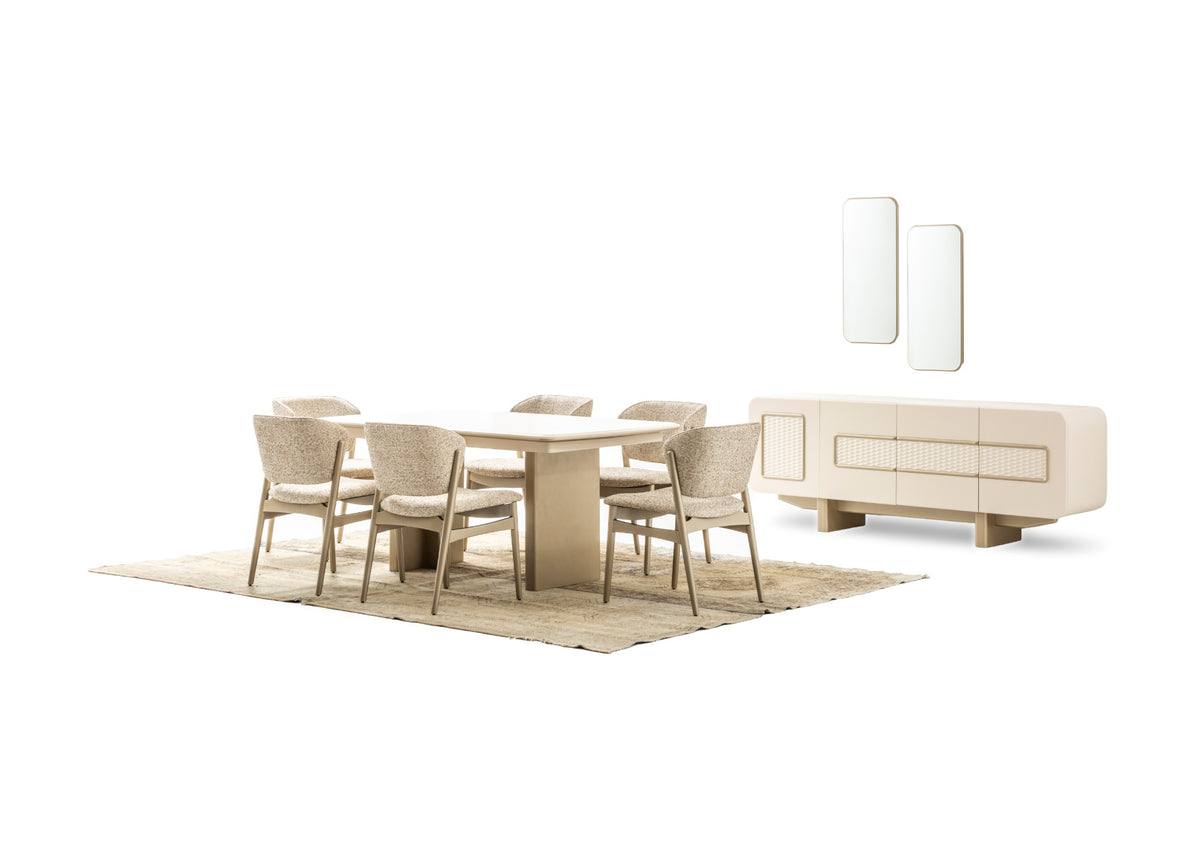 Paris Esszimmer-Set mit 6 Stühlen